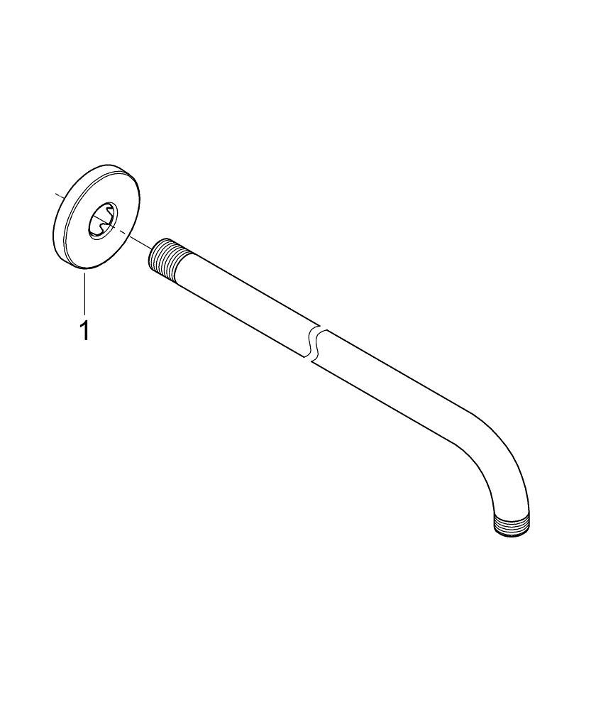 Rainshower Duş Başlığı Kolu 380 mm GRH 28361000