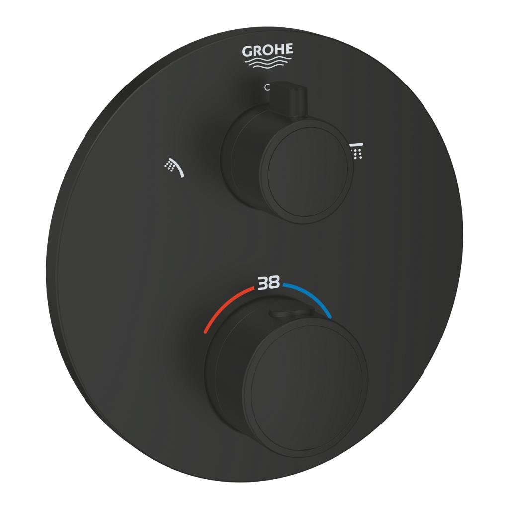 Grohtherm THM Trim Shower Rd - Matte Black GRH 1022082430