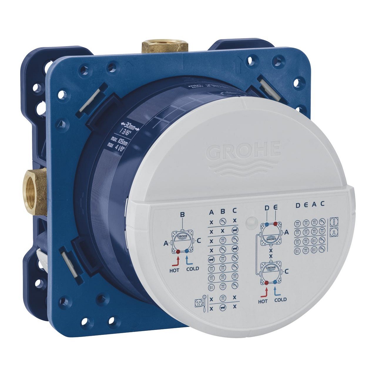 GROHE Rapido SmartBox İç Gövde Universal Giriş Kutusu, 1/2 GRH 35604000