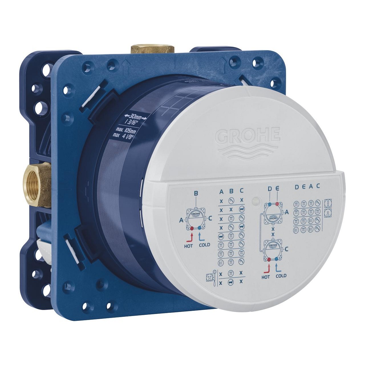 GROHE Rapido SmartBox İç Gövde Universal Giriş Kutusu, 1/2 GRH 35604000