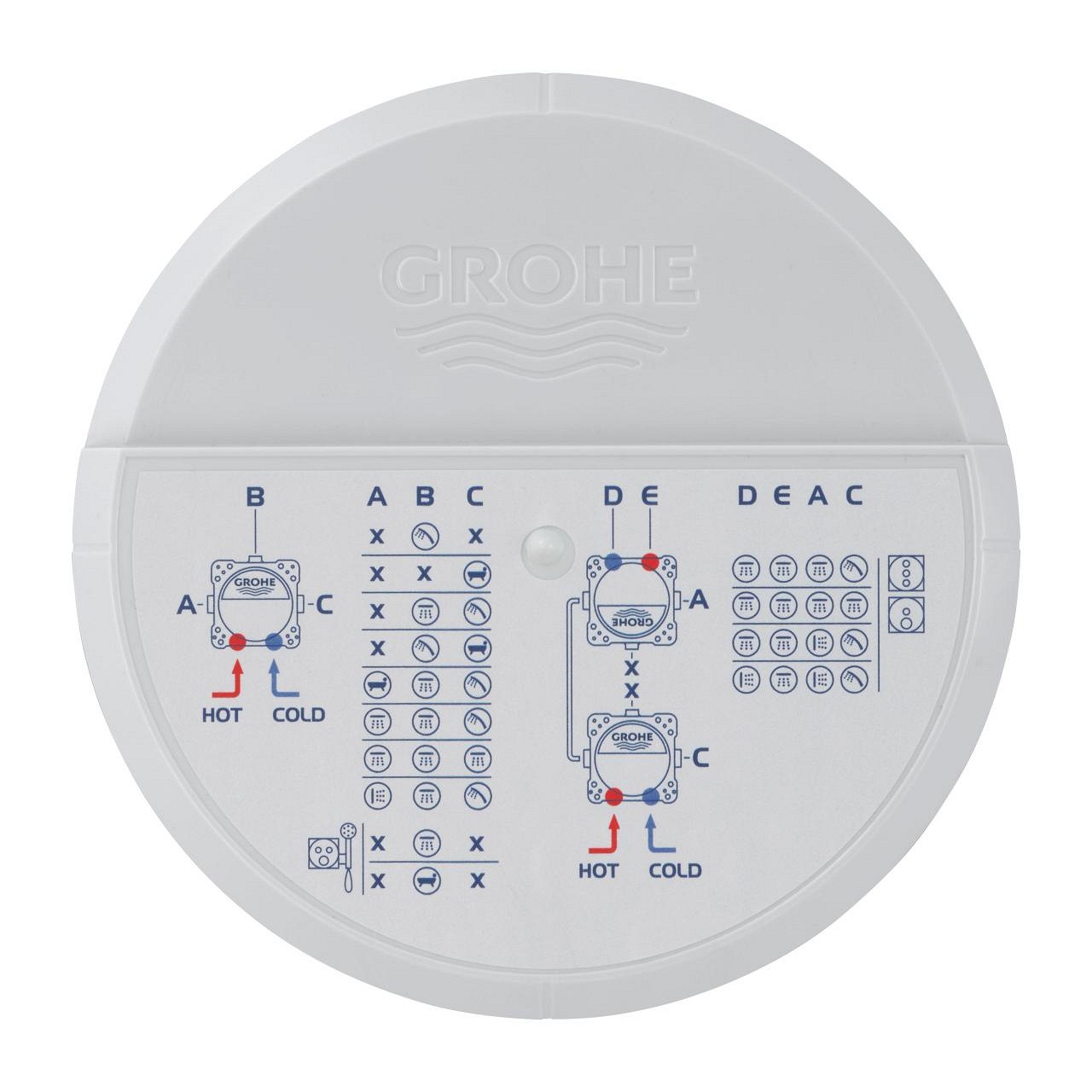 GROHE Rapido SmartBox İç Gövde Universal Giriş Kutusu, 1/2 GRH 35604000