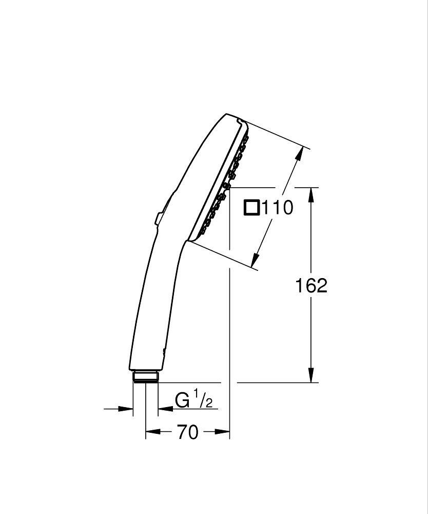 Tempesta Cube 110 El Duşu 2 Akışlı GRH 26746003