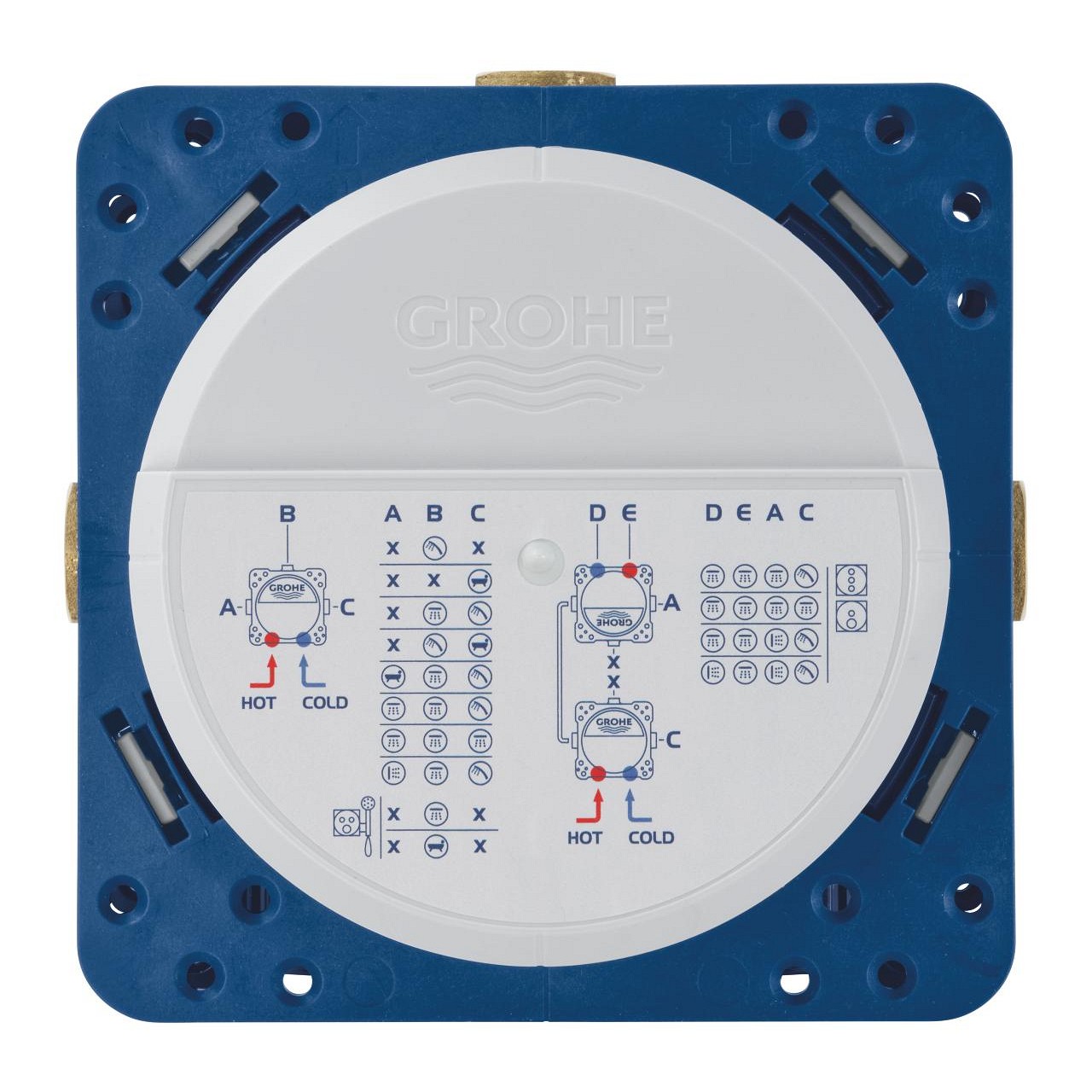 GROHE Rapido SmartBox İç Gövde Universal Giriş Kutusu, 1/2 GRH 35604000