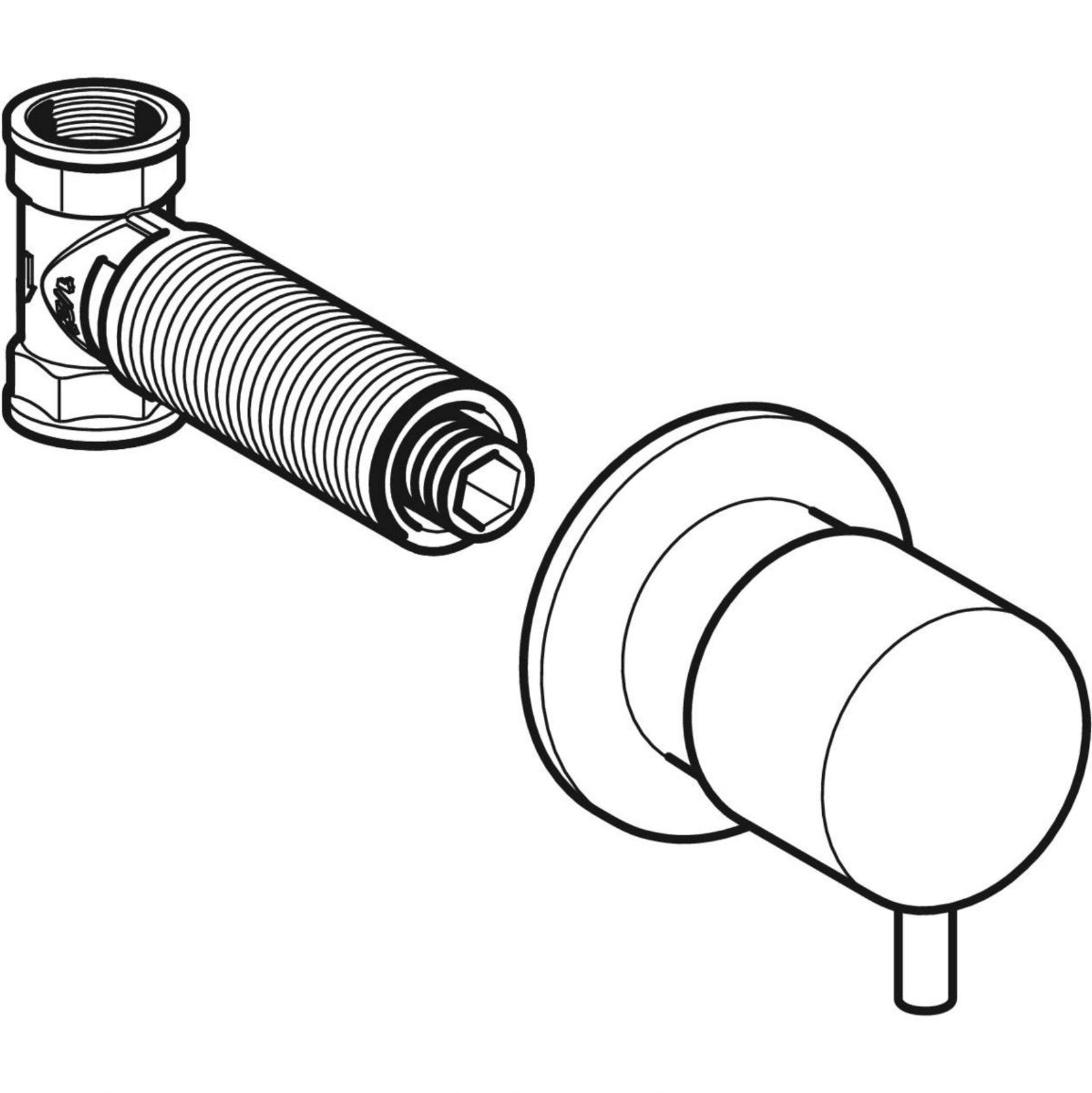 Geberit Ankastre Stop Valf - 616.004.21.1
