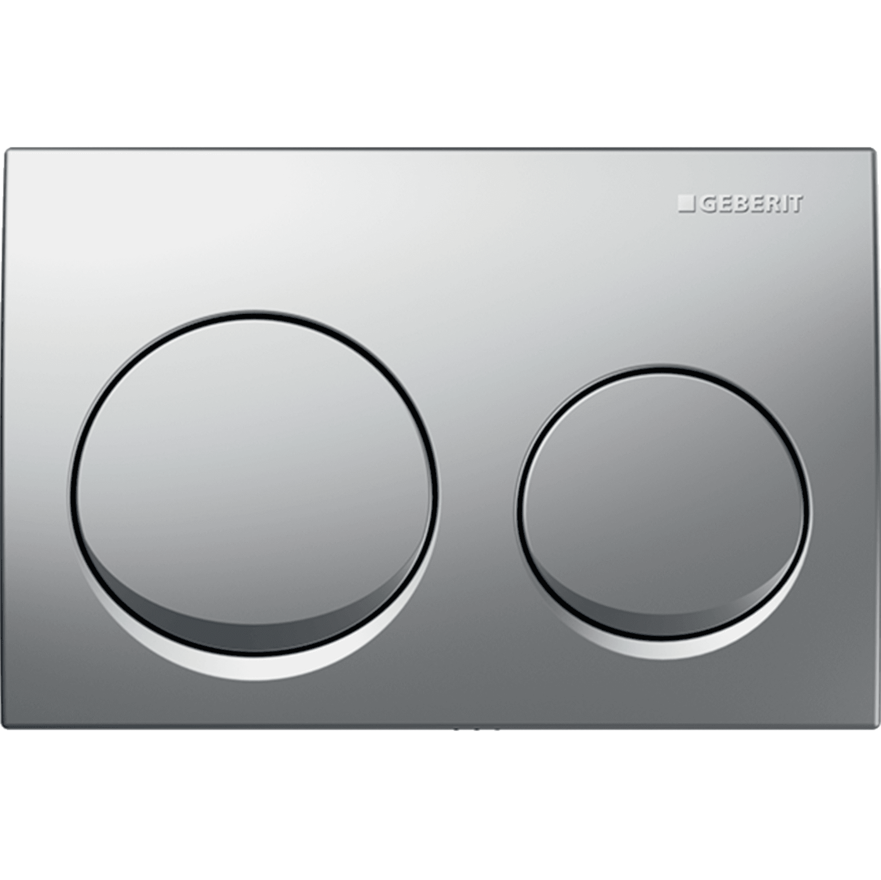 Geberit Kumanda Kapağı Alpha20 (Çift Basmalı) Mat Krom - 115.040.46.5