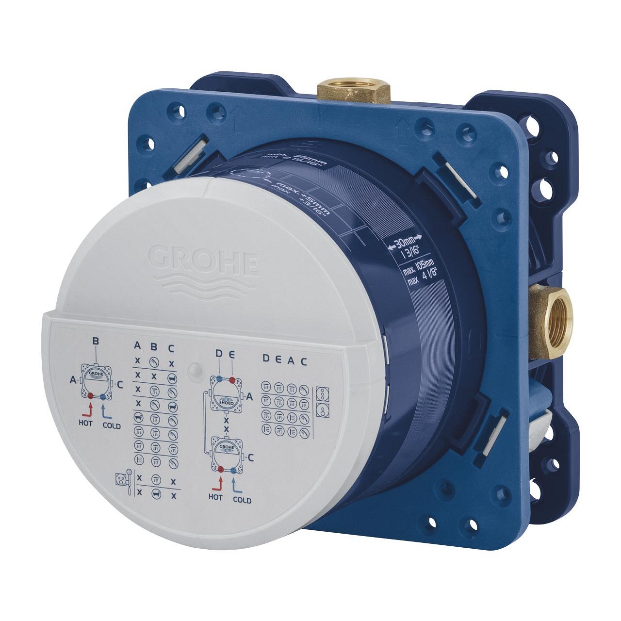 GROHE Rapido SmartBox İç Gövde Universal Giriş Kutusu, 1/2 GRH 35604000