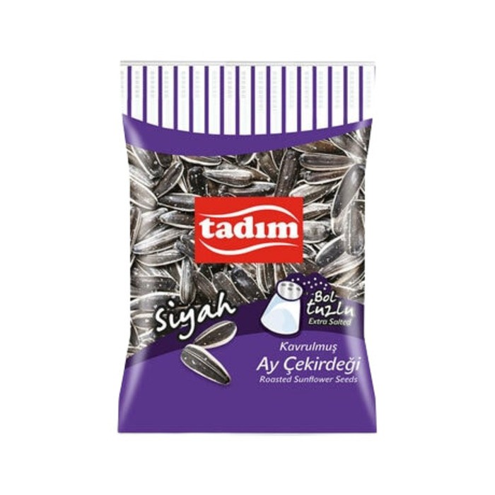 Tadım Kavrulmuş Siyah Ay Çekirdeği Bol Tuzlu 100 Gr