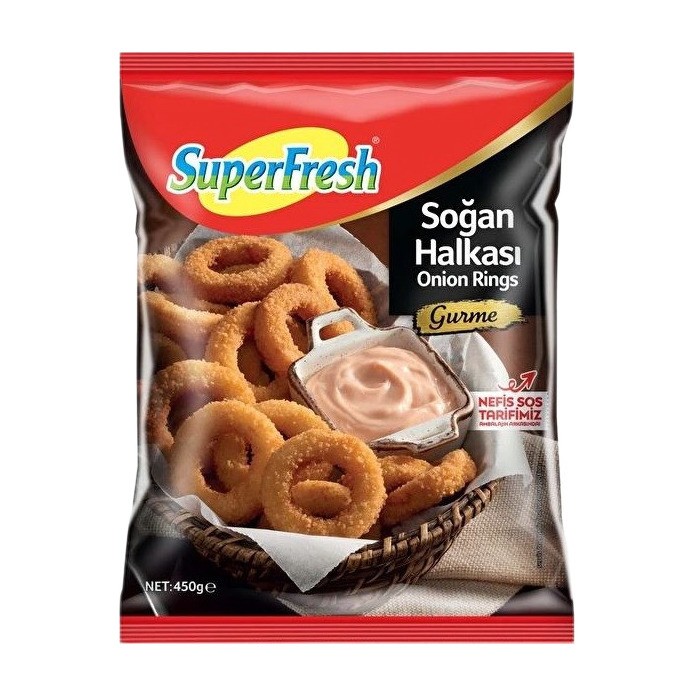 SüperFresh Soğan Halkası Gurme 450 Gr 