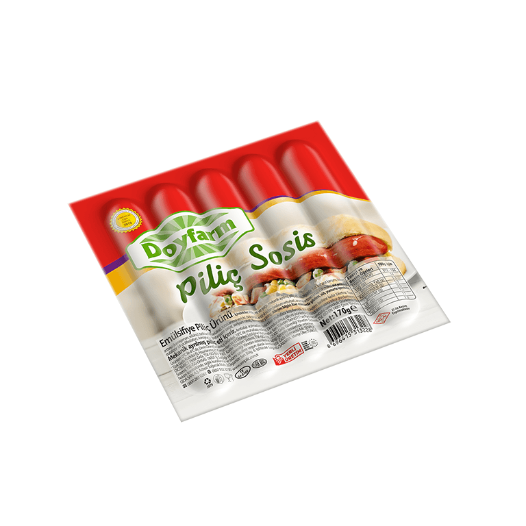 Vakumlu Piliç Sosis 170 gr