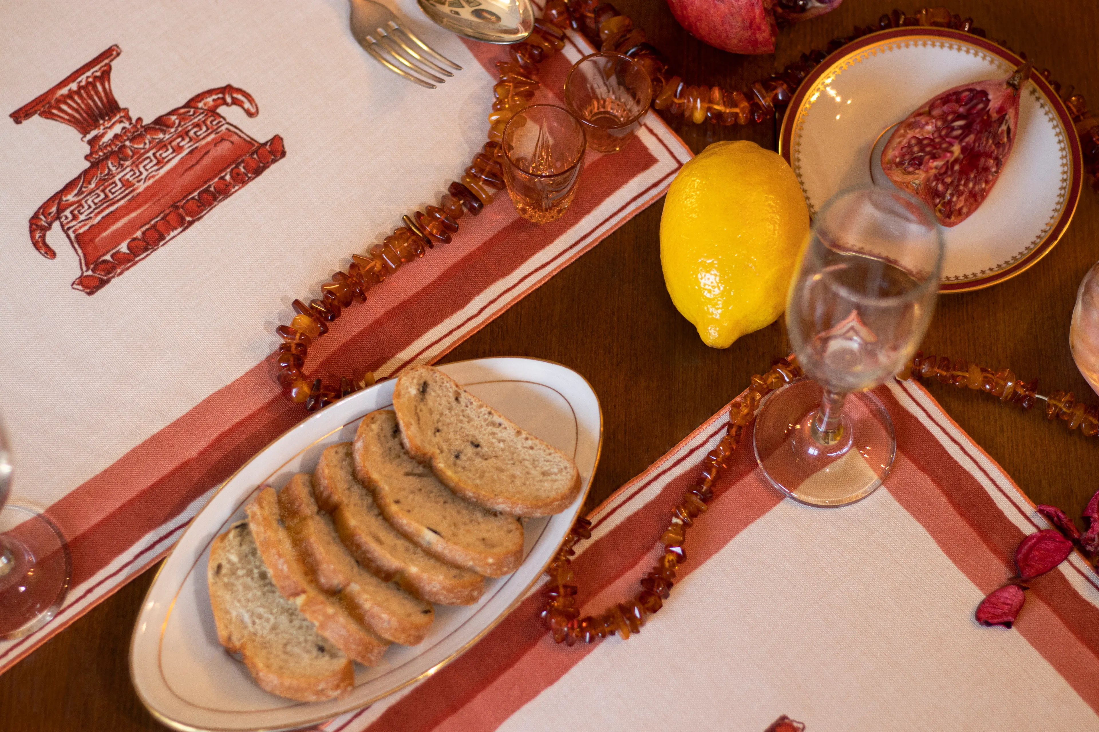 Herculaneum'un Kutsal Kupası Amerikan Servisi (4'lü Set)