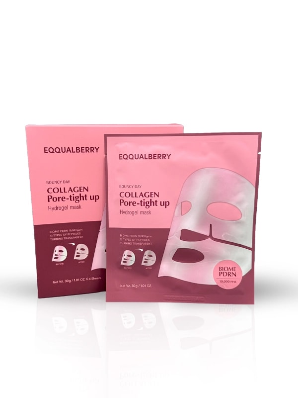 Eqqualberry Collagen Pore-tight up Hydrogel Mask (4sheets)