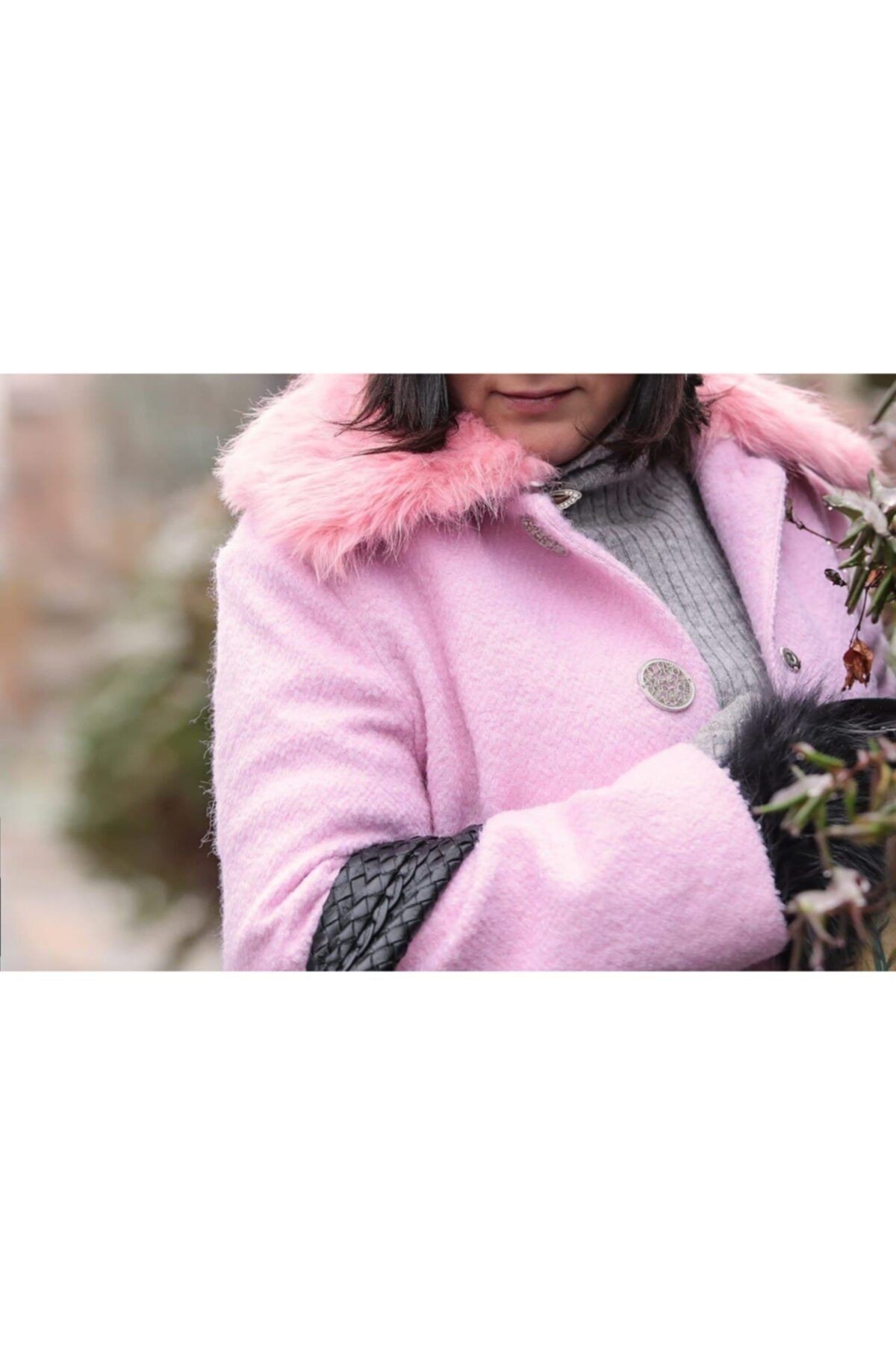 Kadın Pink Candy Palto