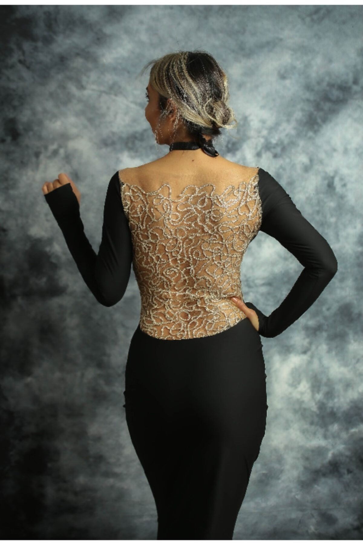 Kadın Siyah Elegant Koleksiyonu Black Magic Elbise