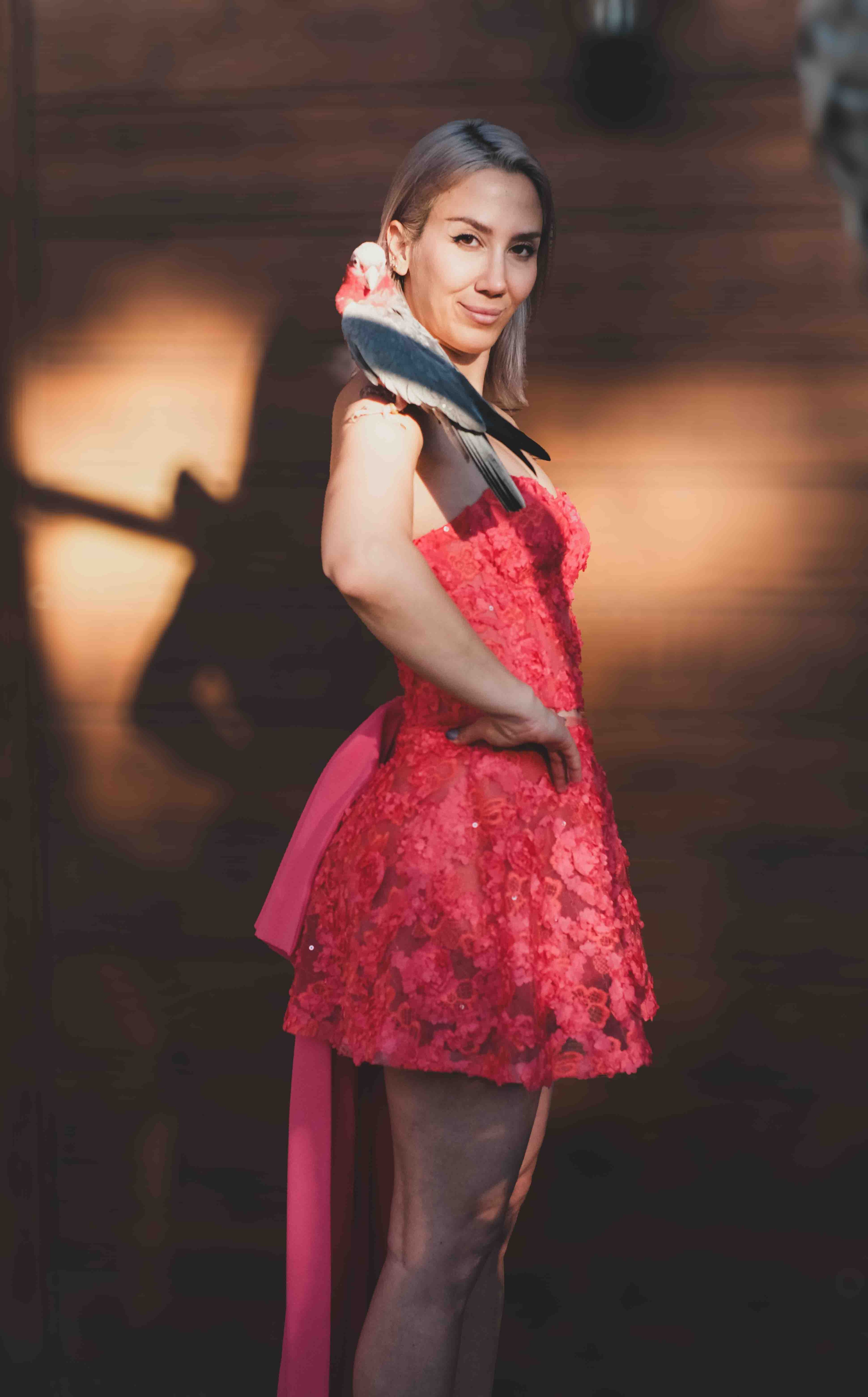 Pembe Elbise