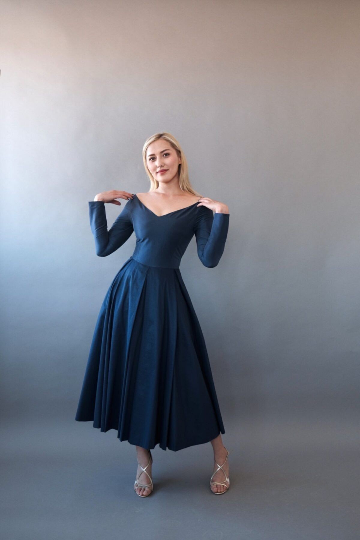 Royal Midi Elbise