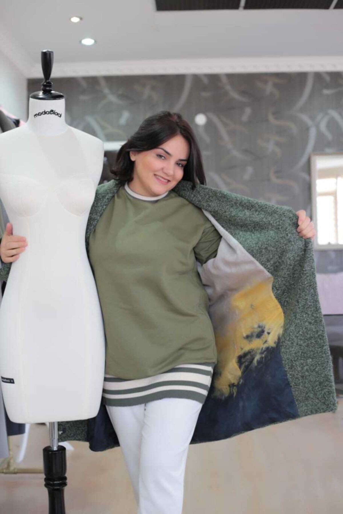 Monet Yeşil Kaban