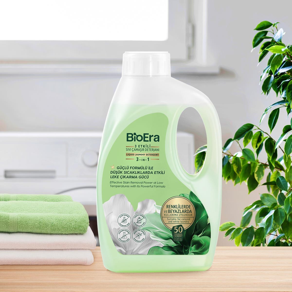 BioEra 3 Etkili Sıvı Çamaşır Deterjanı 1500ml