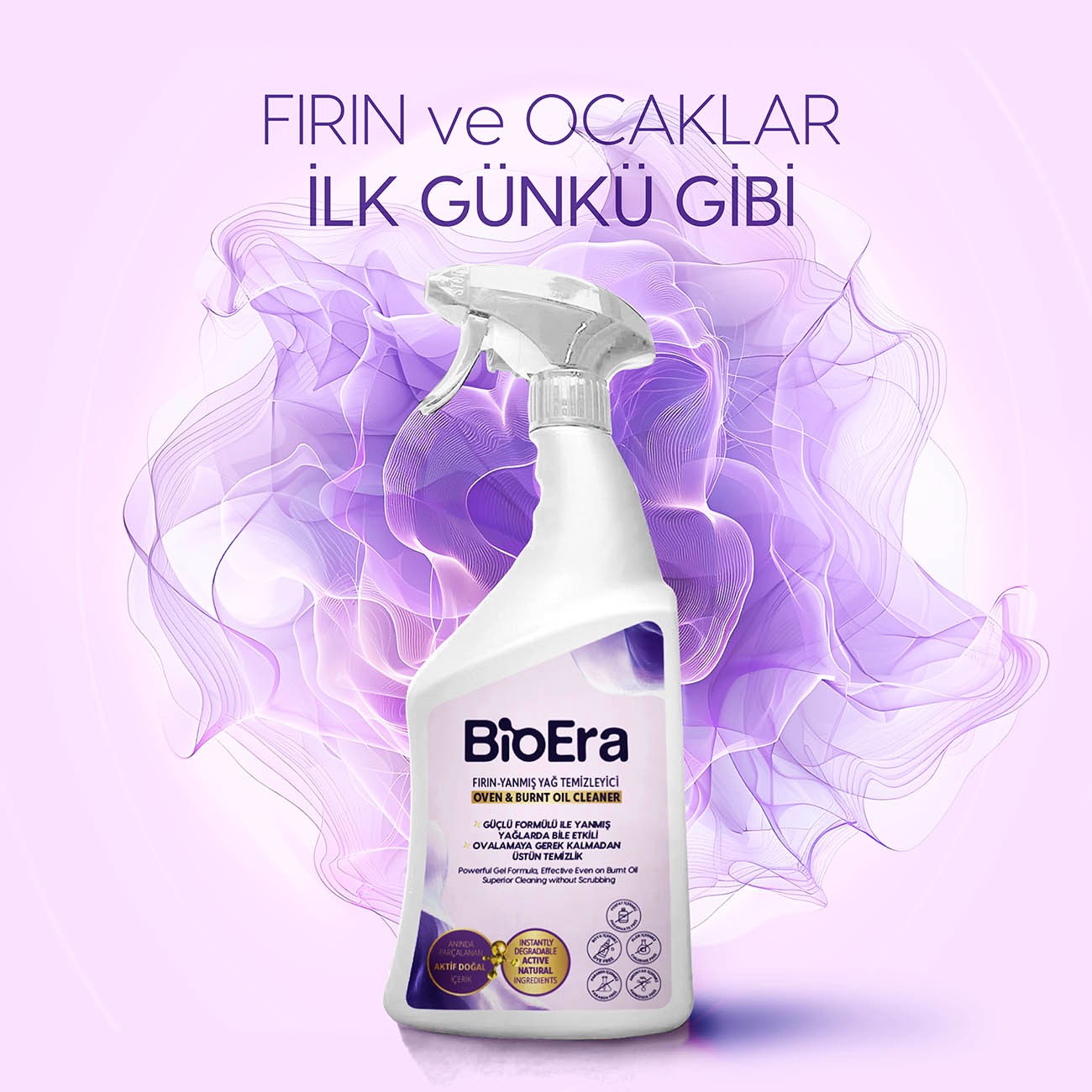 BioEra Fırın-Yanmış Yağ Temizleyici 750ml