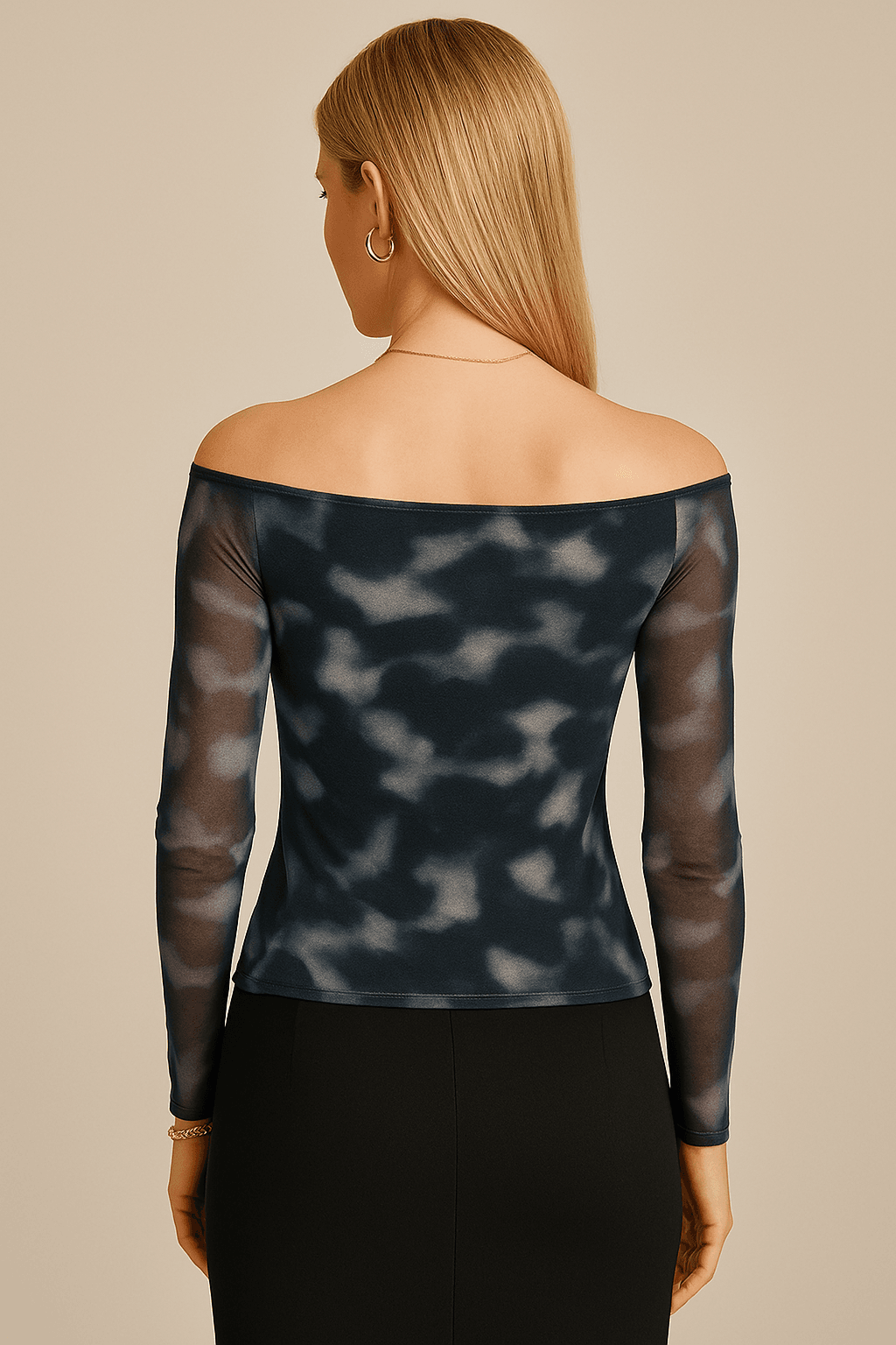 SHADOW TÜL BADİ BLUZ
