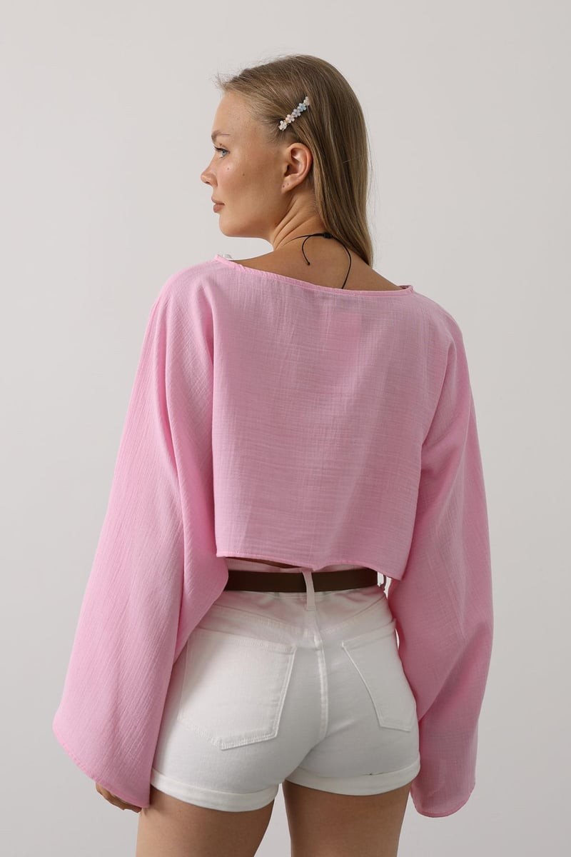 YARASA CROP KOLLU BLUZ