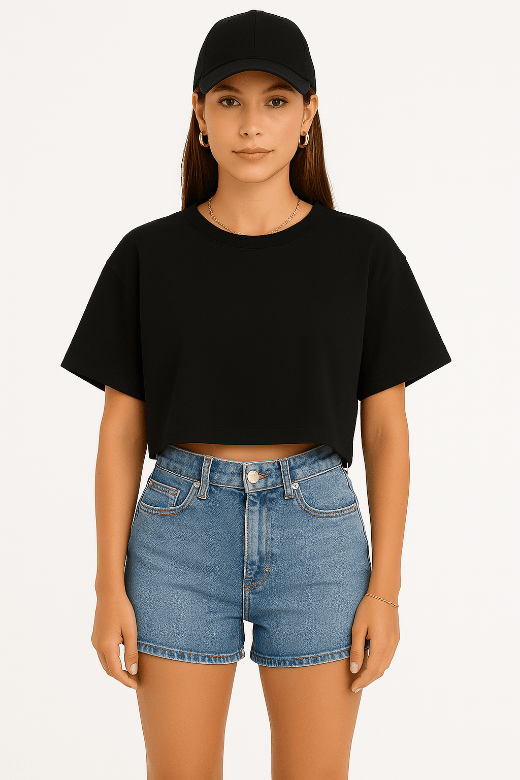 SİYAH OVERSİZE T-SHIRT - Siyah