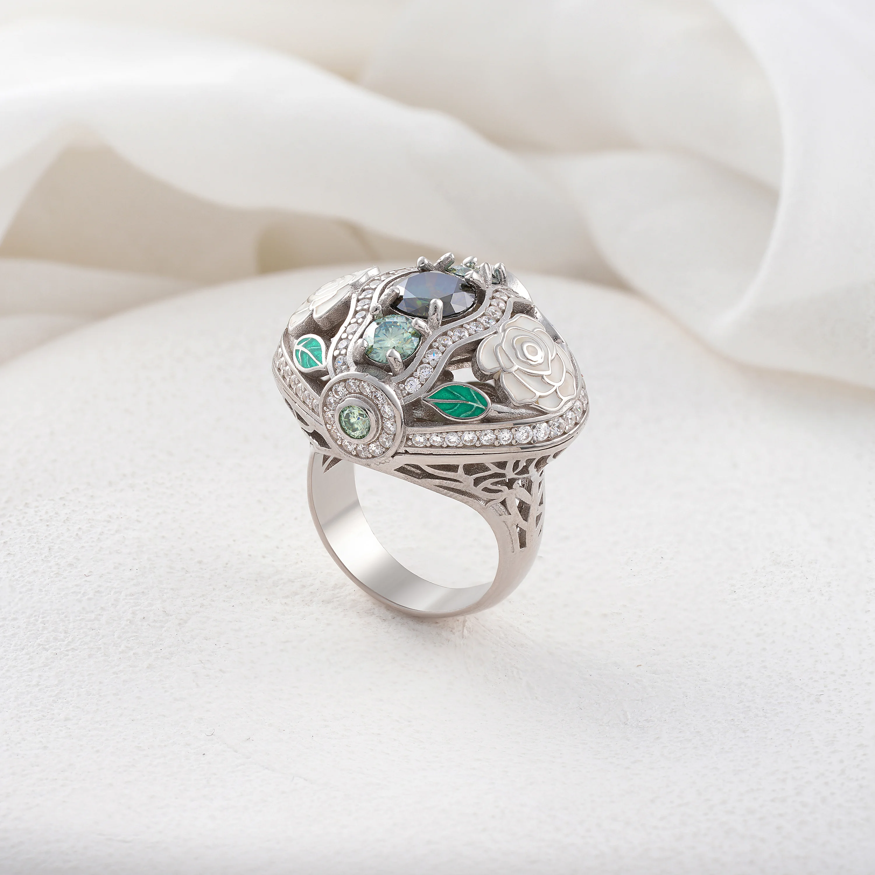 925 Ayar Gülizar Gümüş Yüzük