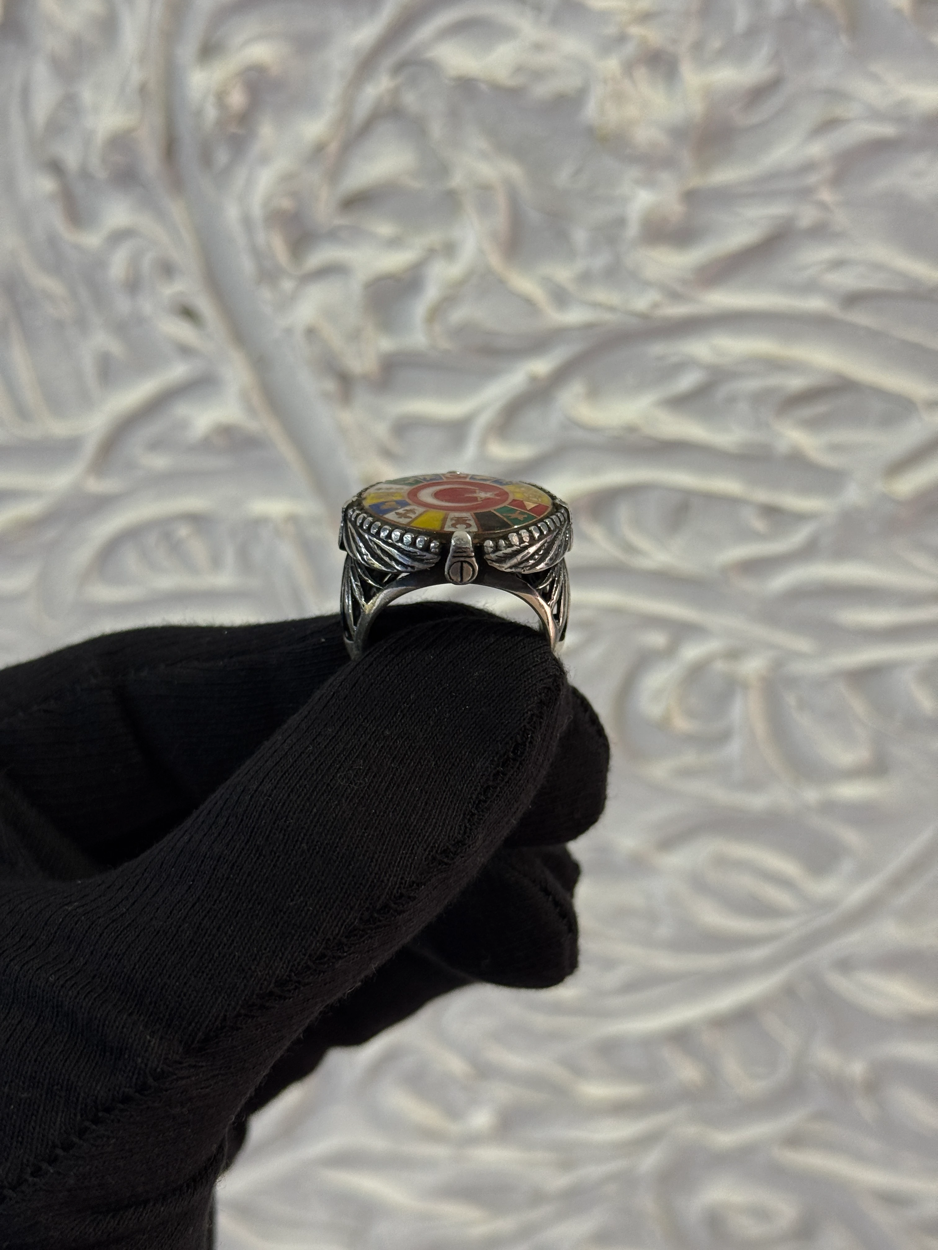 925 Ayar Türk Devletleri Gümüş Yüzük