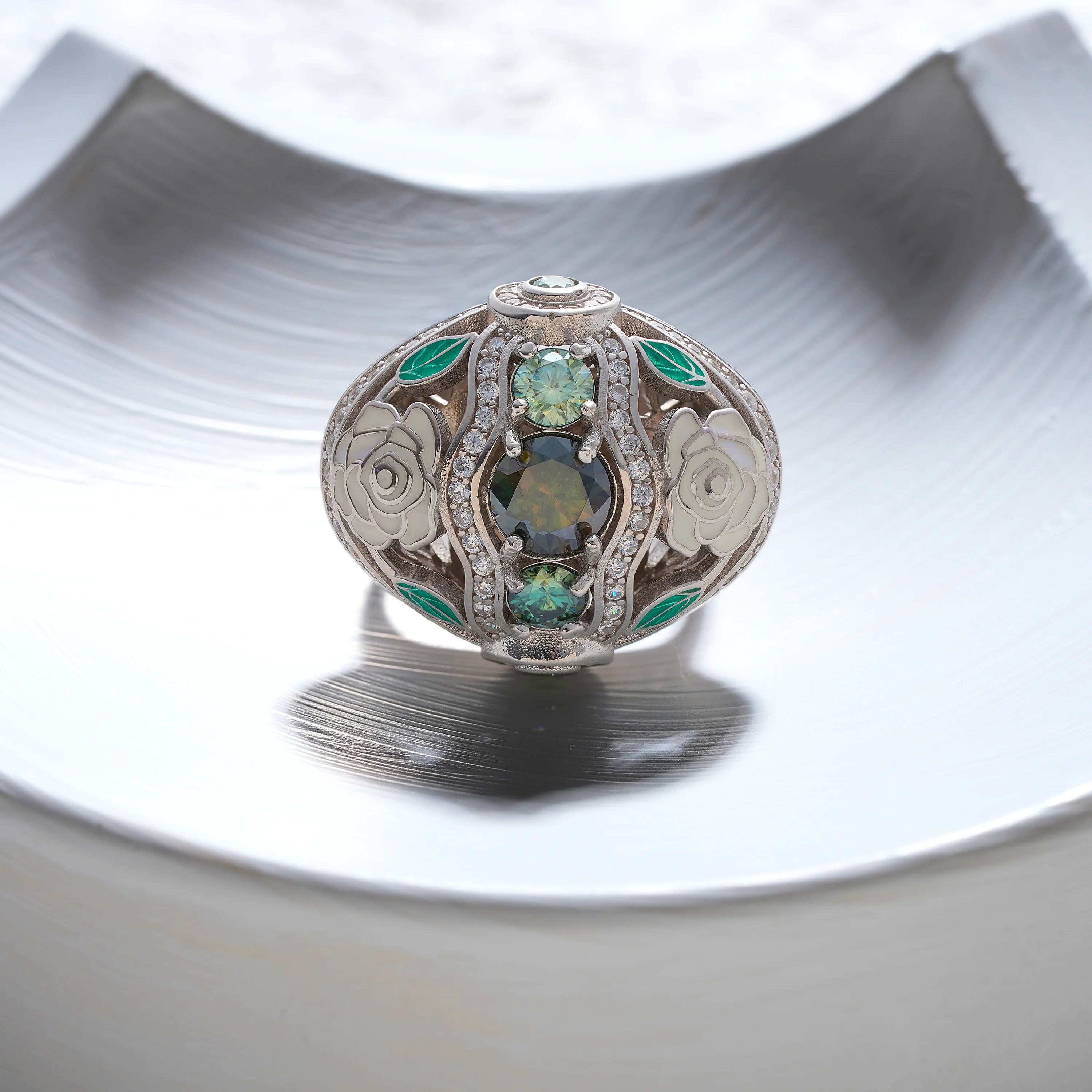 925 Ayar Gülizar Gümüş Yüzük