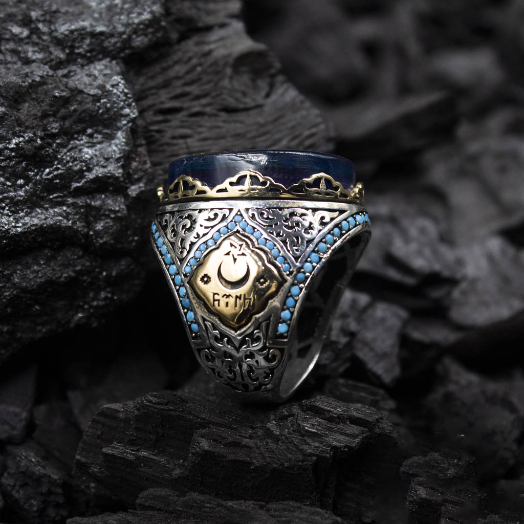 925 Ayar Berceste Gümüş Yüzük