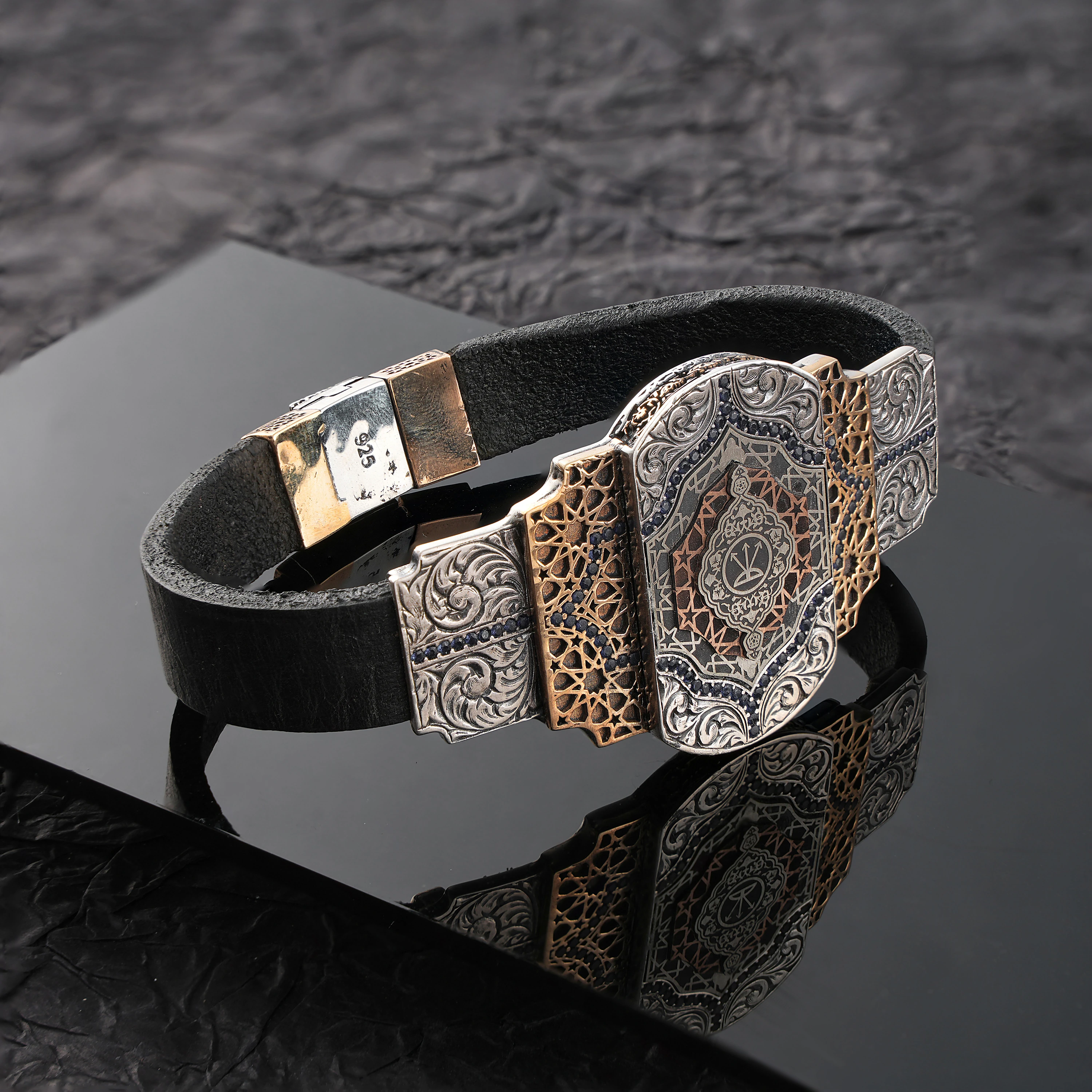 925 Ayar Hedef Modeli Gümüş Bileklik