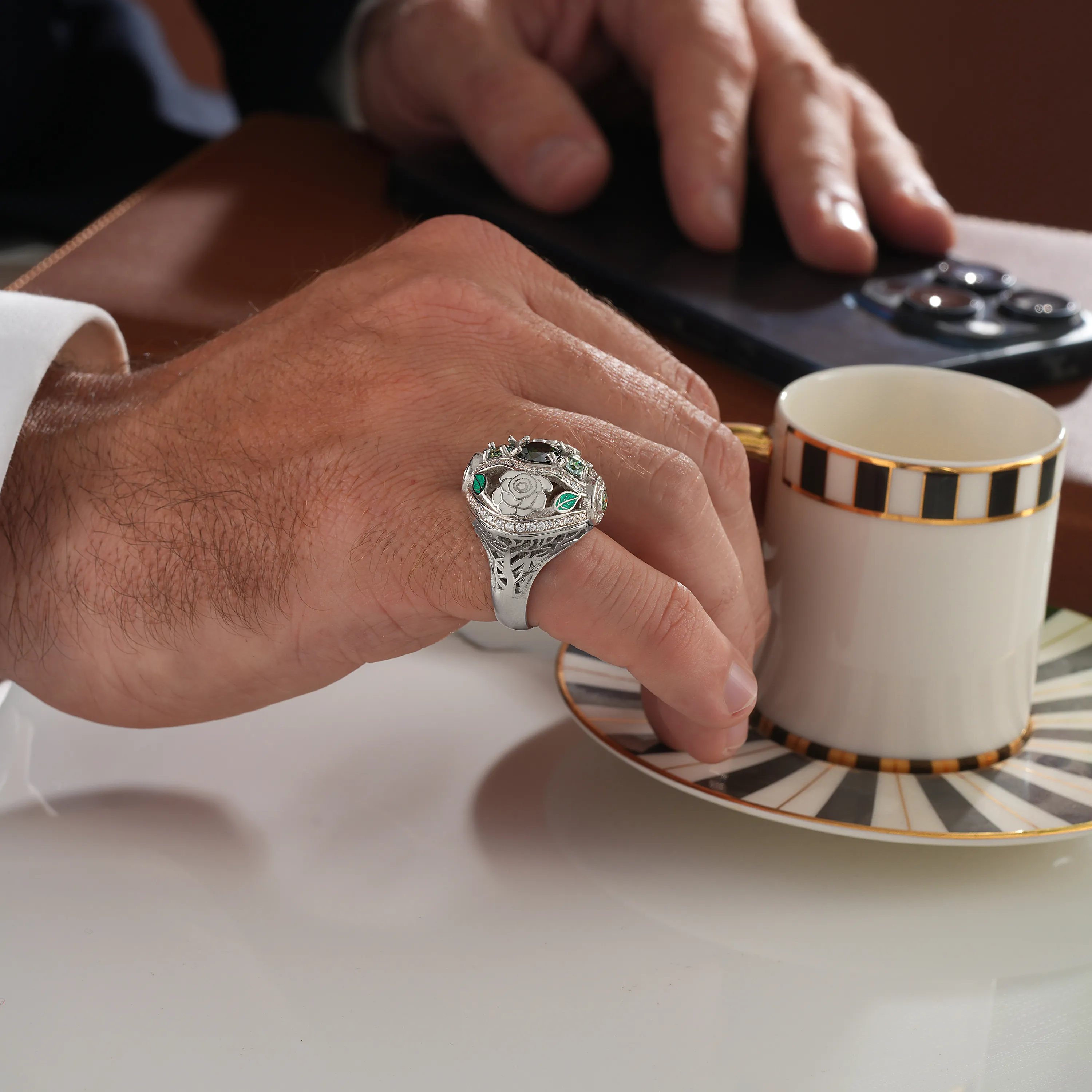 925 Ayar Gülizar Gümüş Yüzük