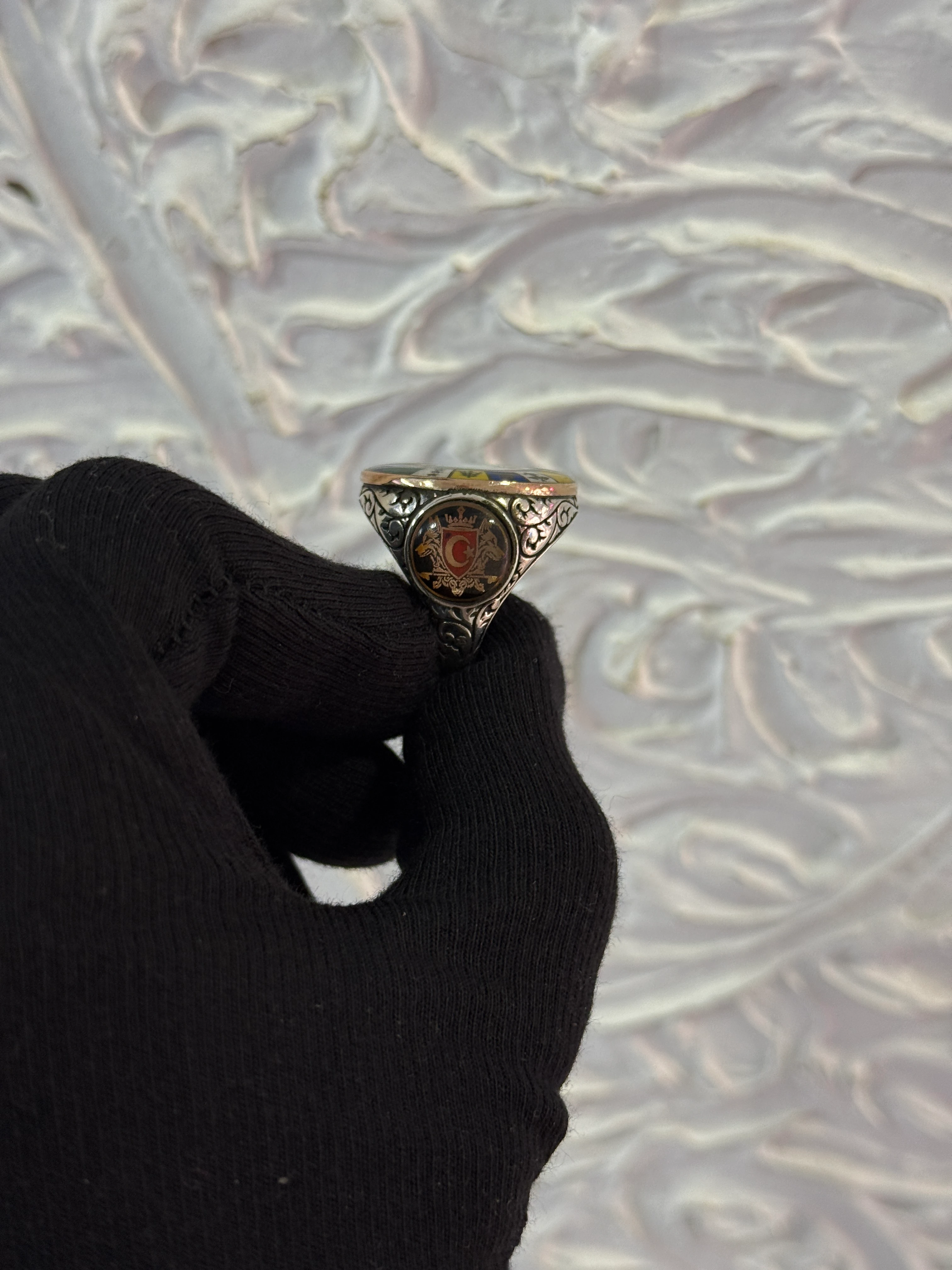 925 Ayar Türk İmparatorluğu Gümüş Yüzük