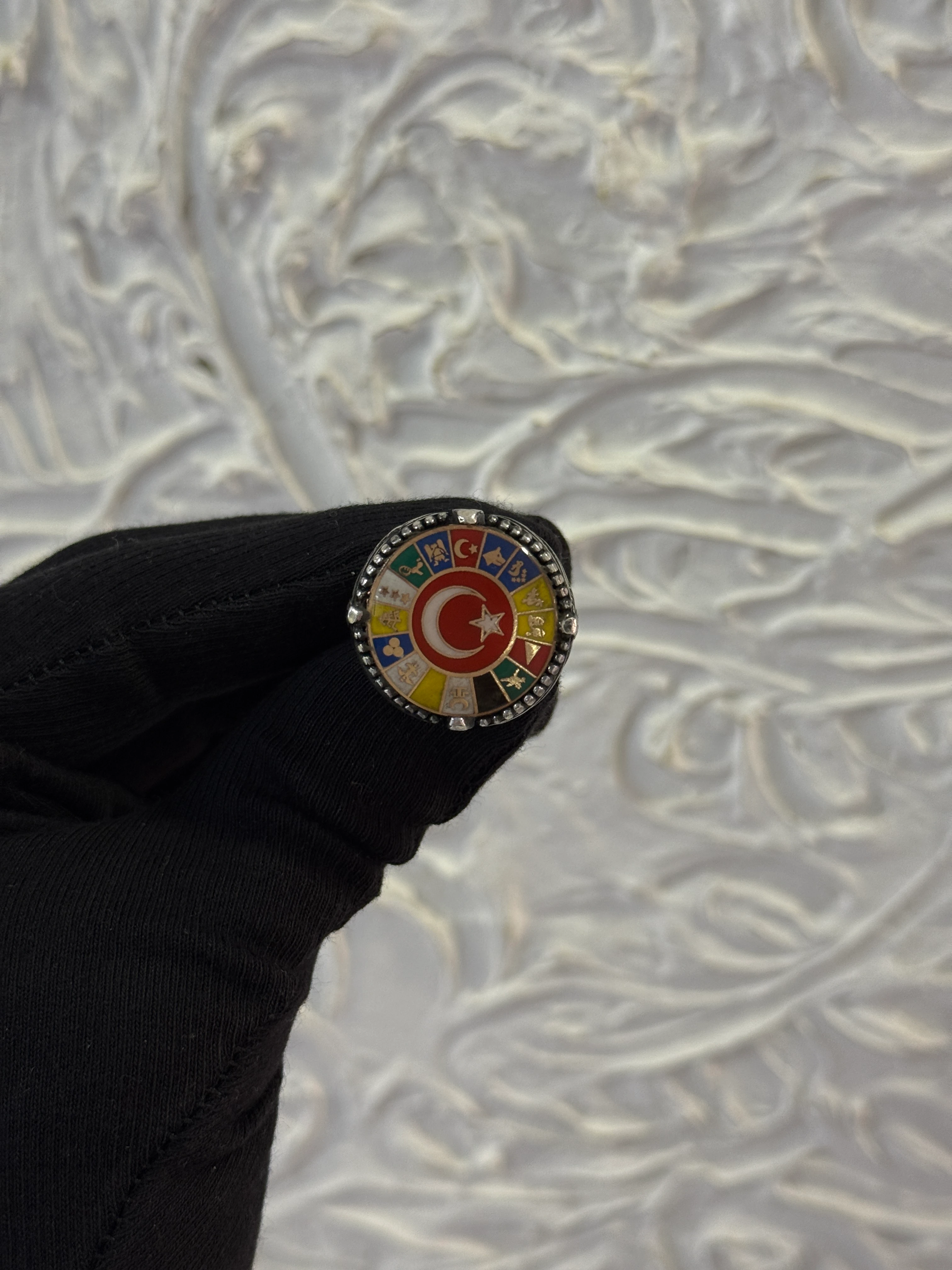 925 Ayar Türk Devletleri Gümüş Yüzük