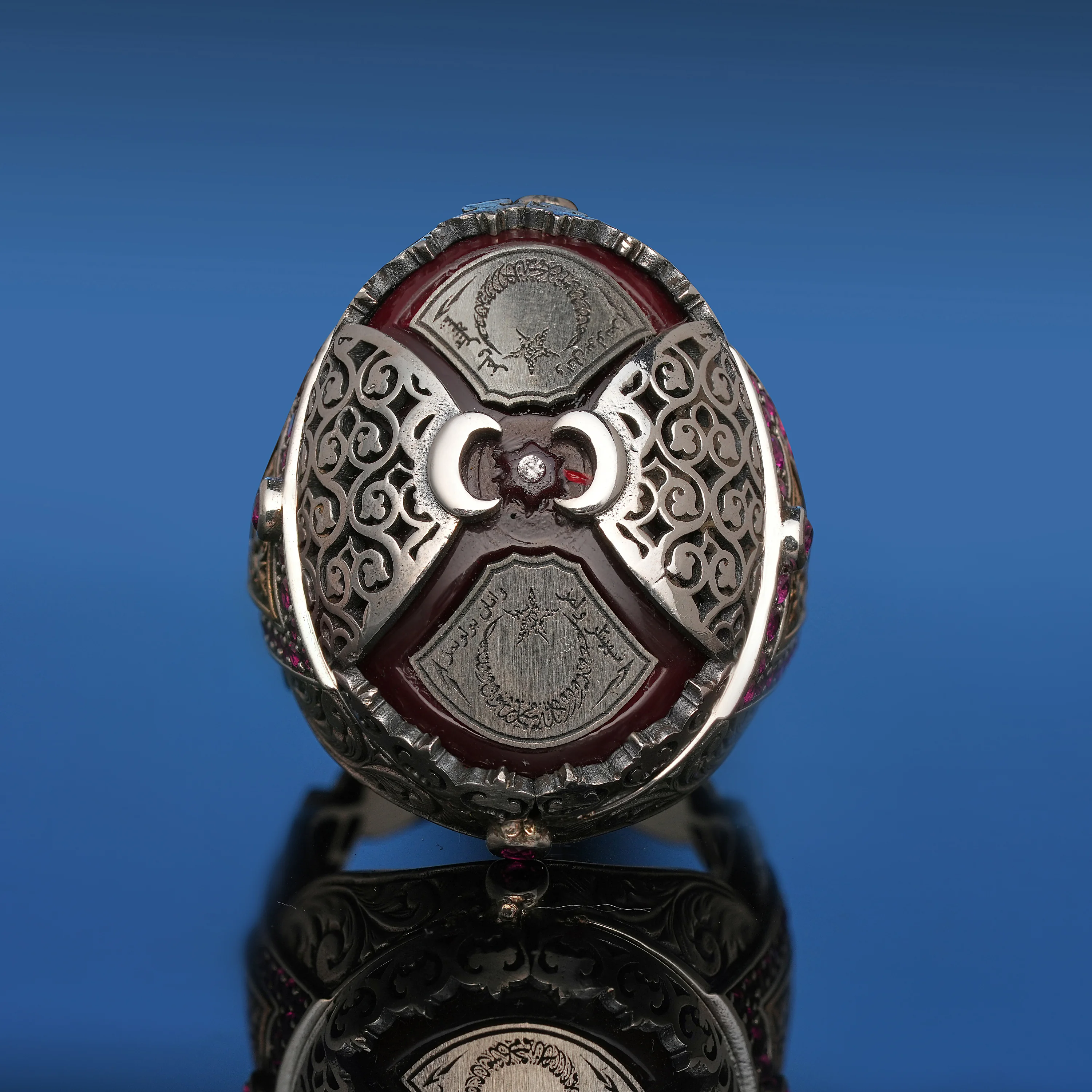 925 Ayar Özel Tasarım Şeref Gümüş Yüzük