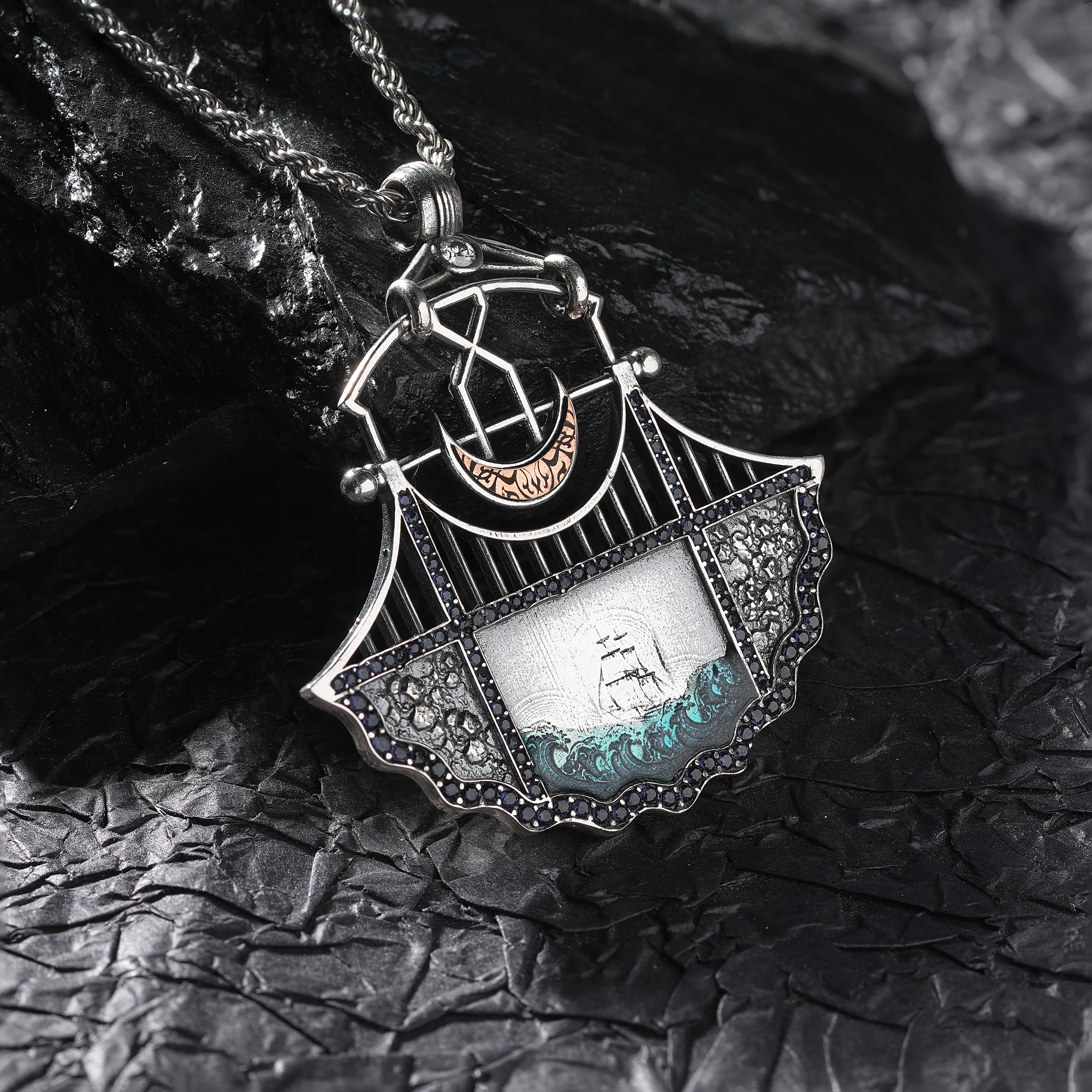 925 Ayar Özel Tasarım Başar Kolye Ucu ( Zincirsiz )