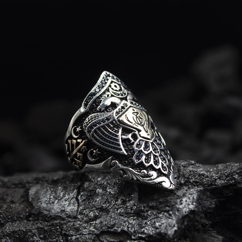 Kemankeş Gümüş Erkek Yüzük