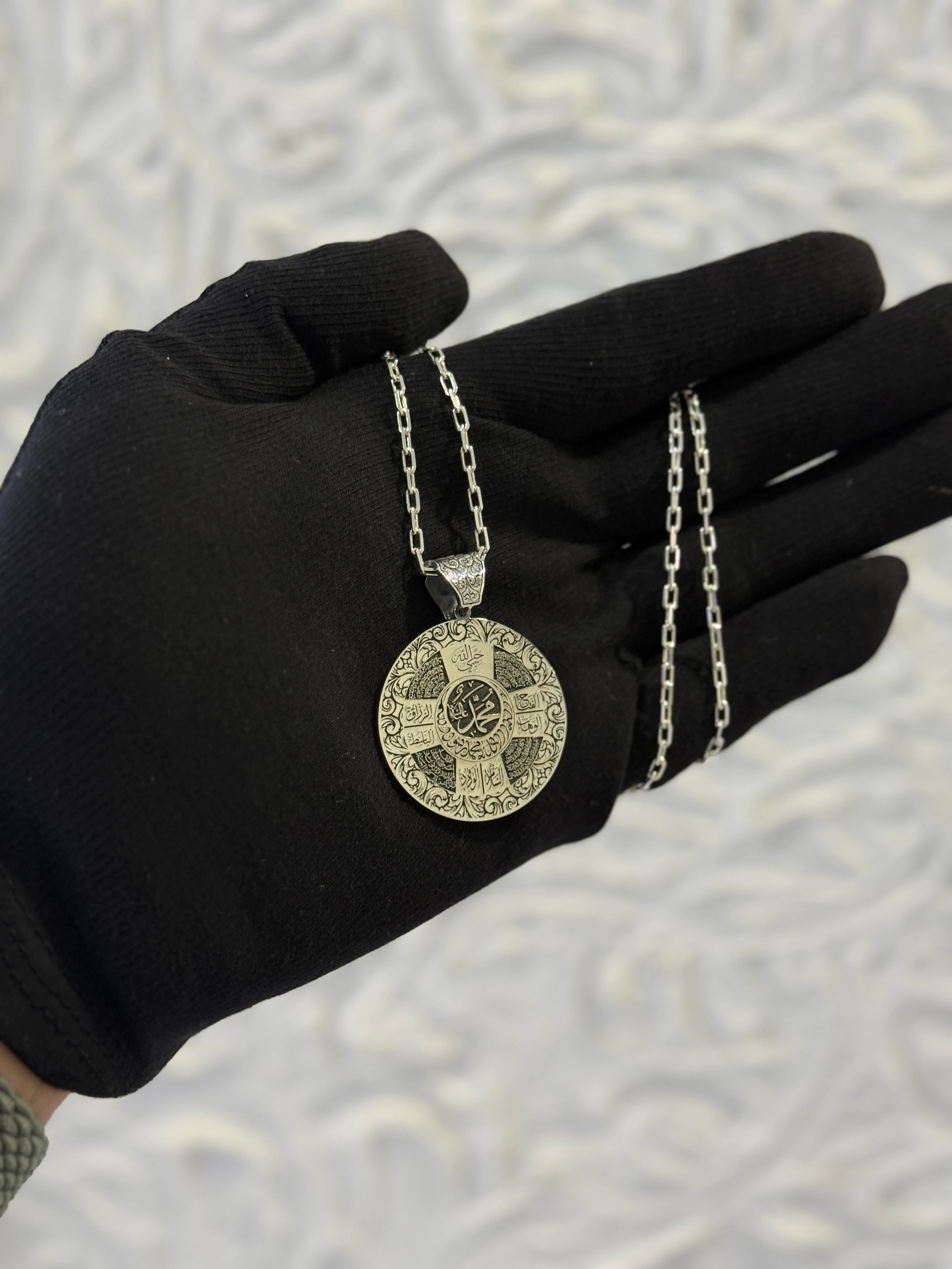 925 Ayar Mührü Süleyman Koruma Madalyon Koyle