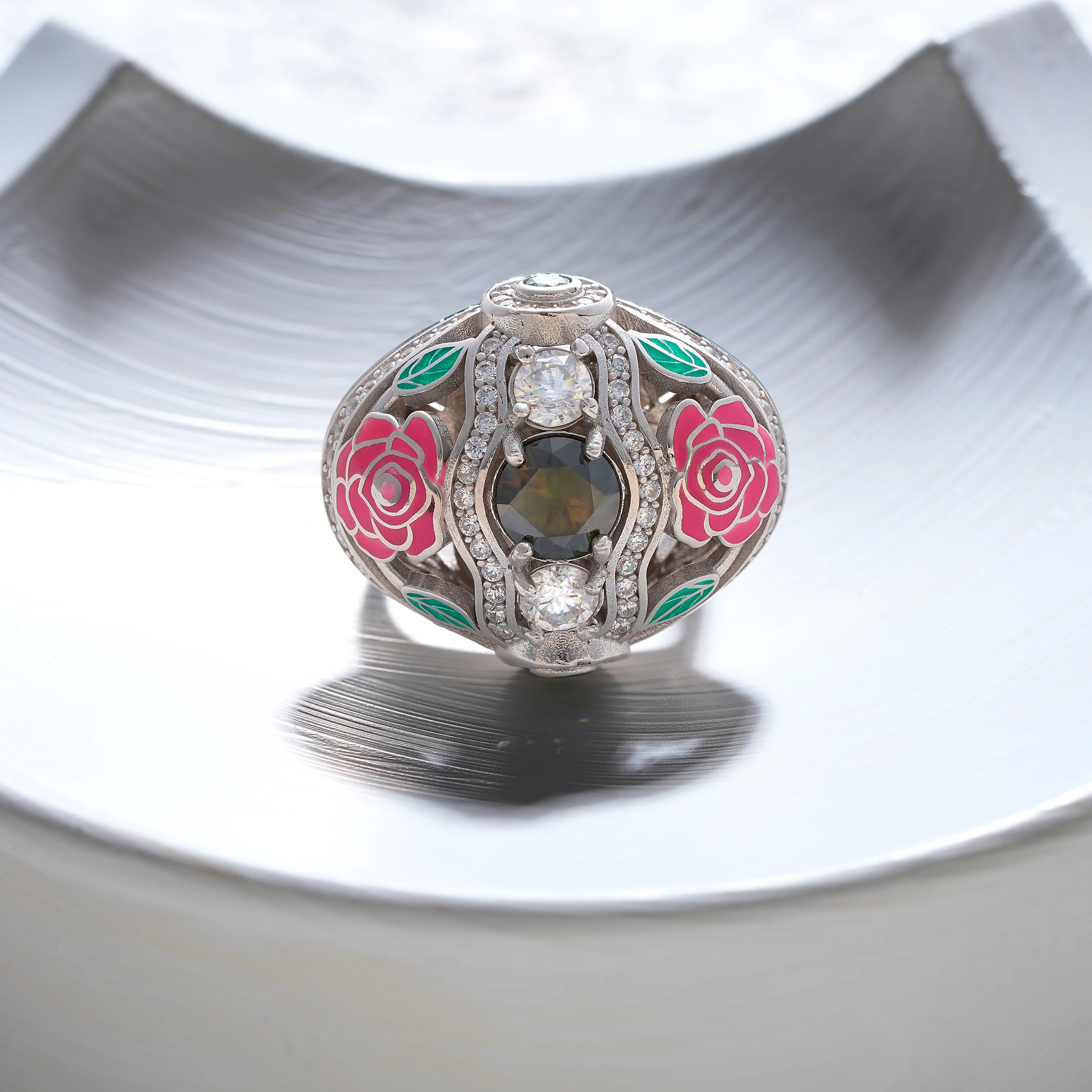 925 Ayar Gülizar Gümüş Yüzük