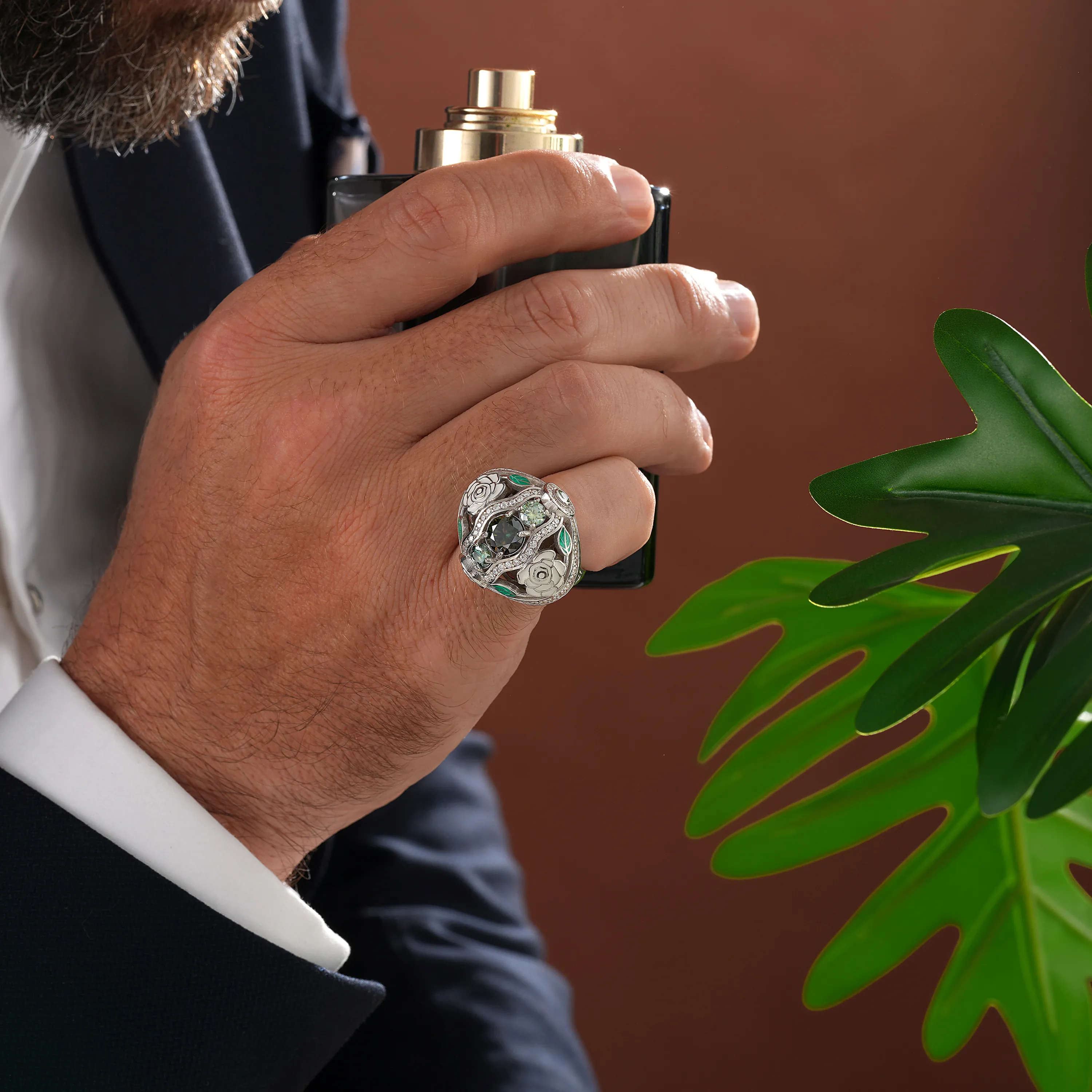 925 Ayar Gülizar Gümüş Yüzük