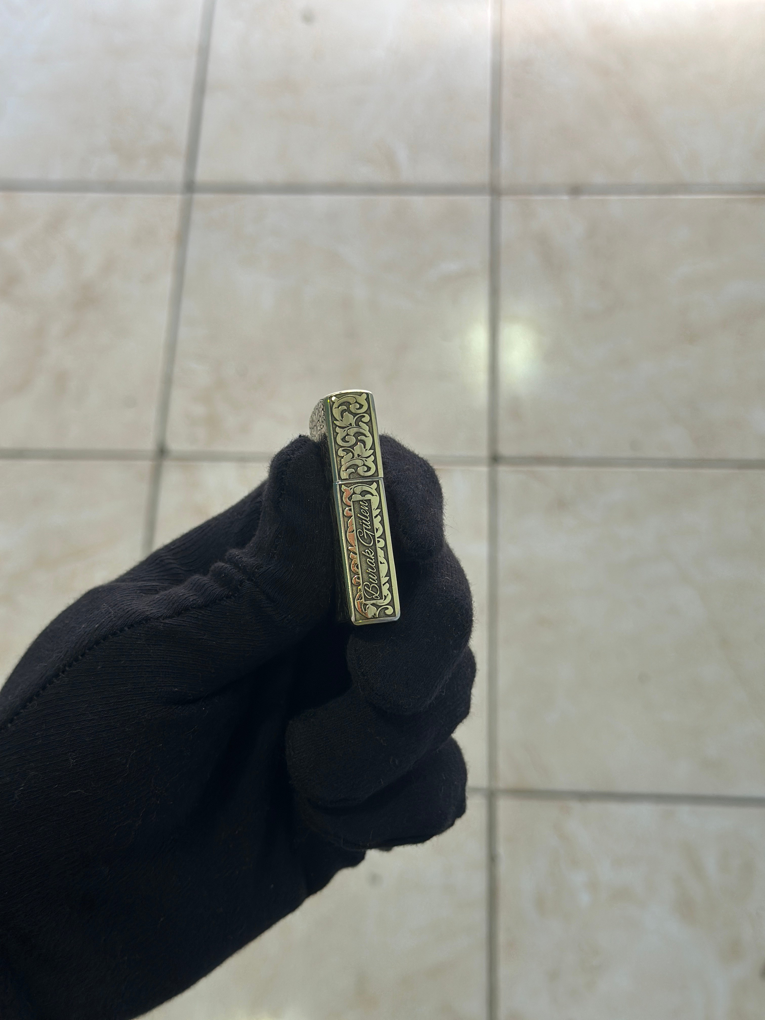 Fatih Sultan Mehmed İşlemeli Zippo Çakmak