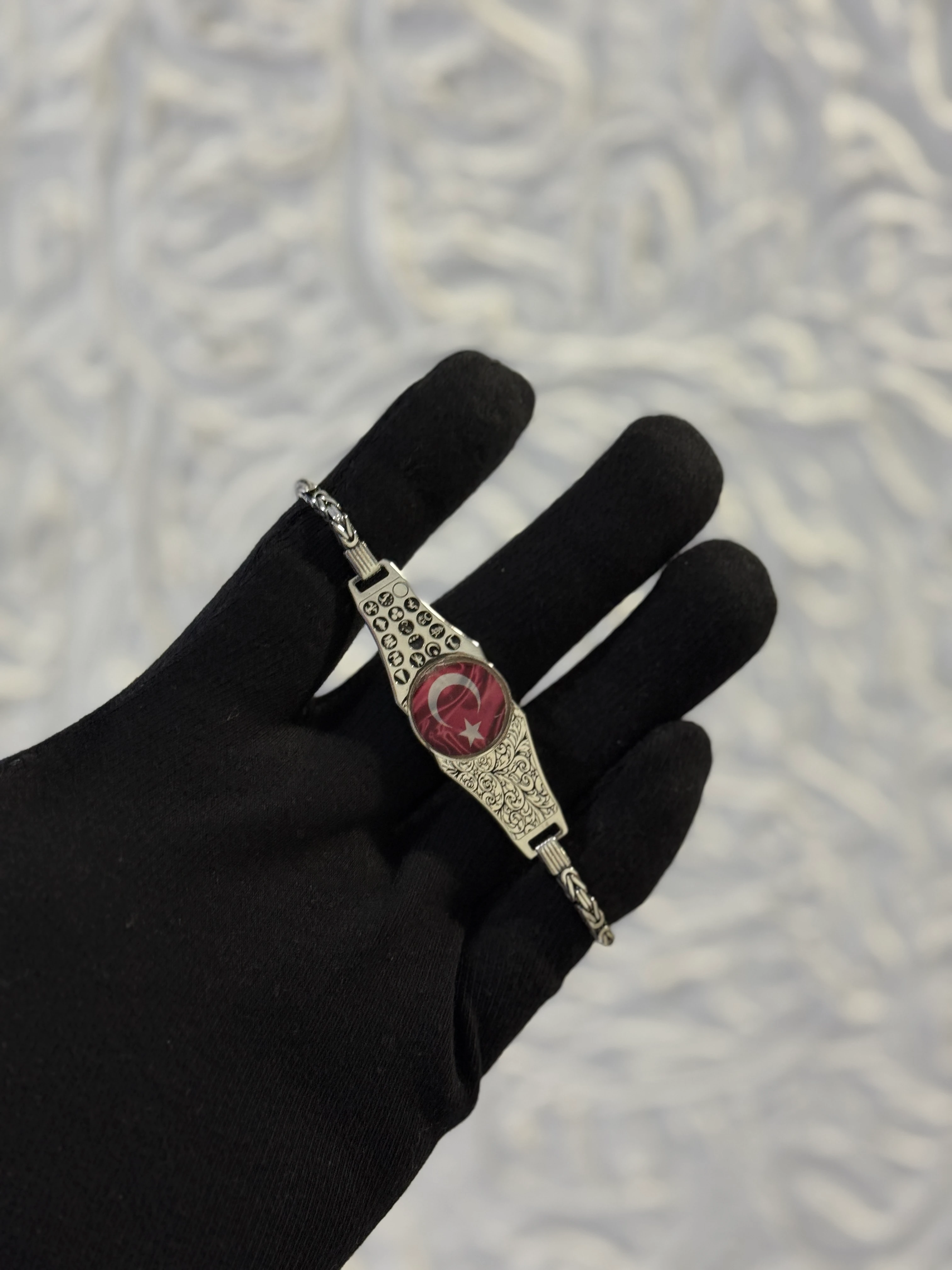 925 Ayar Turan Gümüş Bileklik