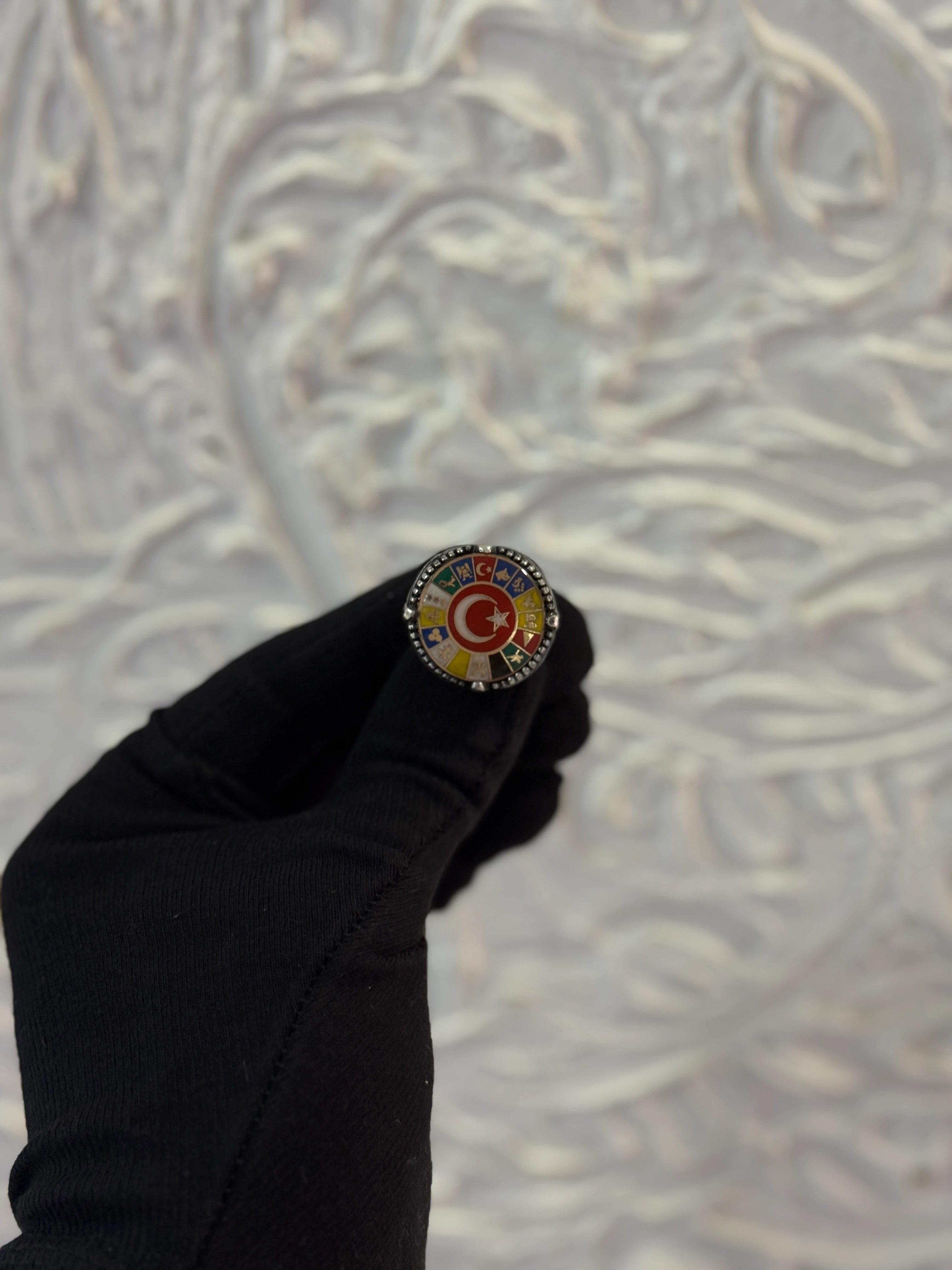 925 Ayar Türk Devletleri Gümüş Yüzük