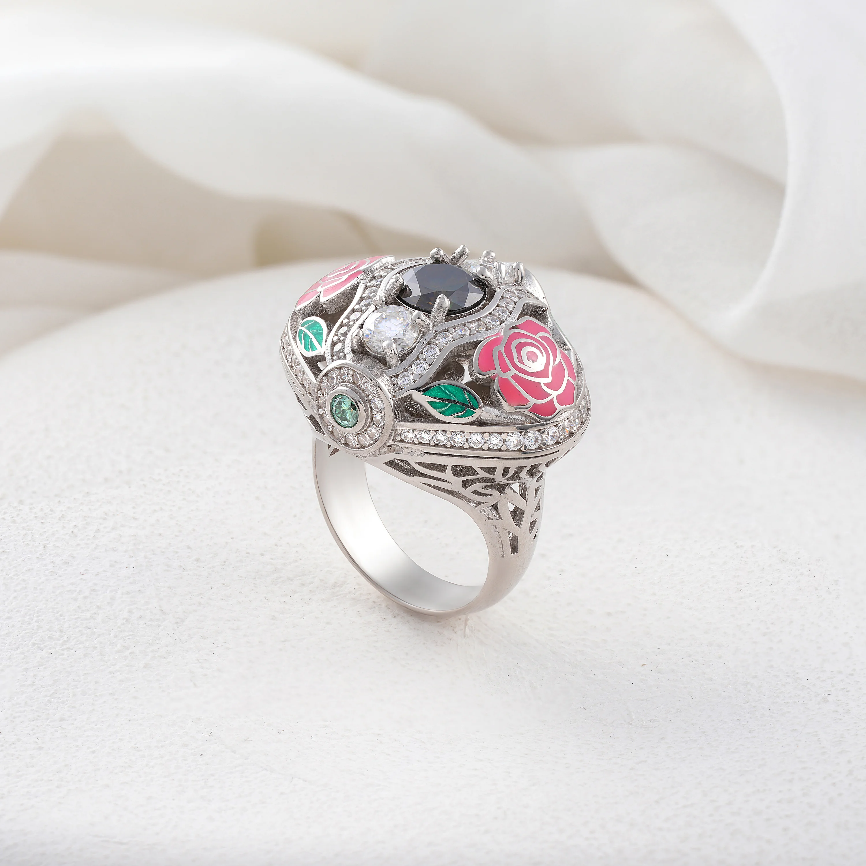 925 Ayar Gülizar Gümüş Yüzük