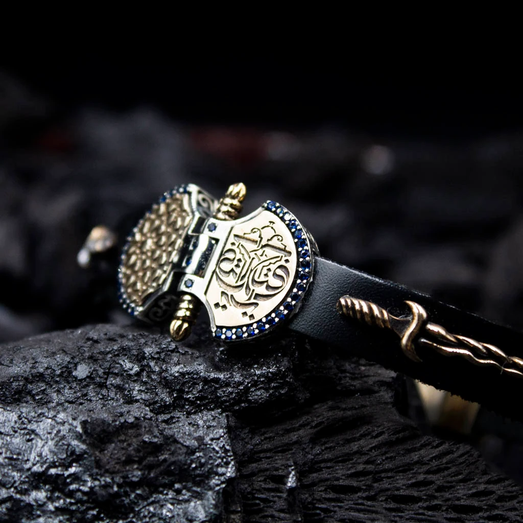 925 Ayar Kılıç Kalkan Gümüş Bileklik