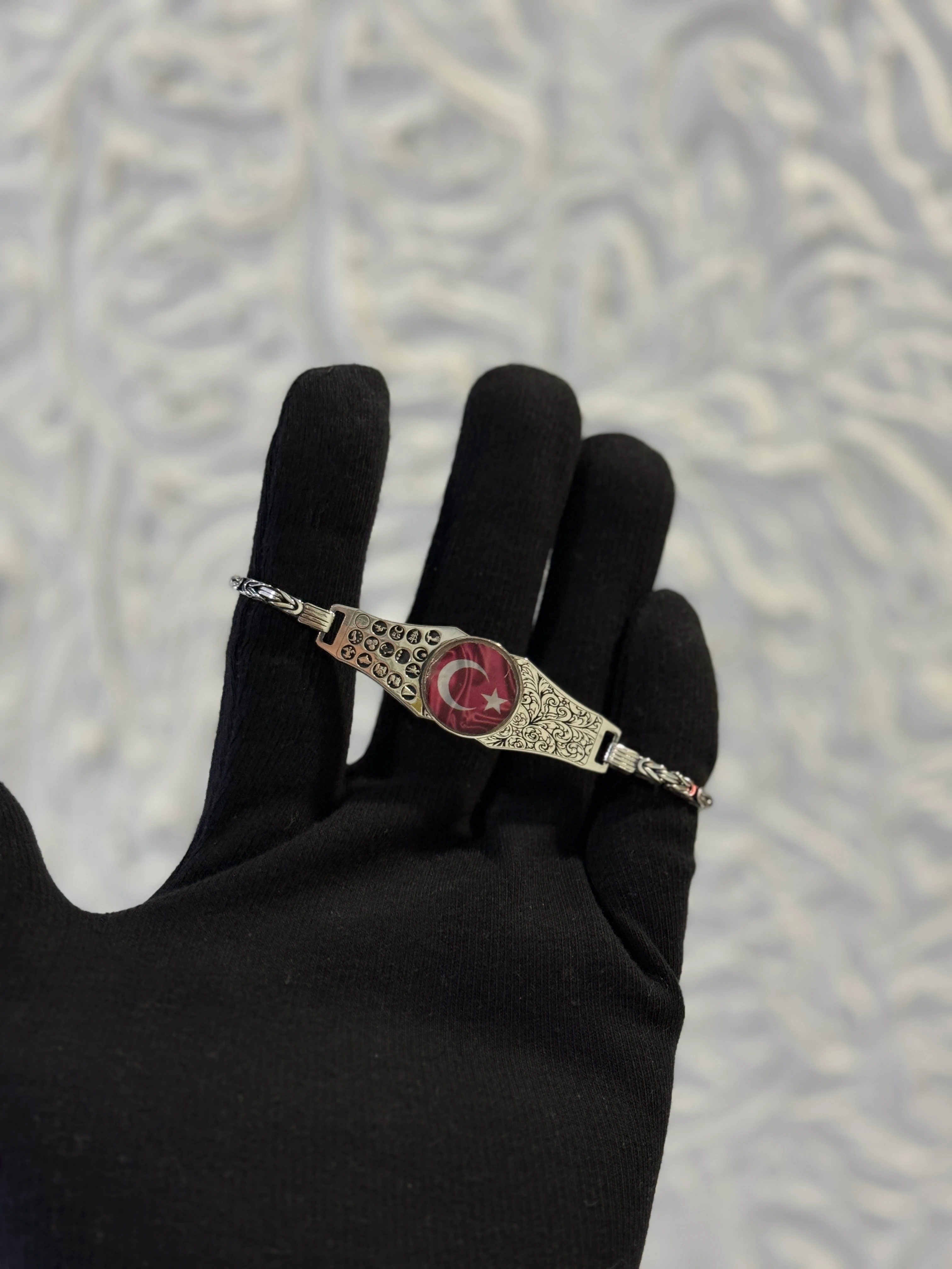 925 Ayar Turan Gümüş Bileklik