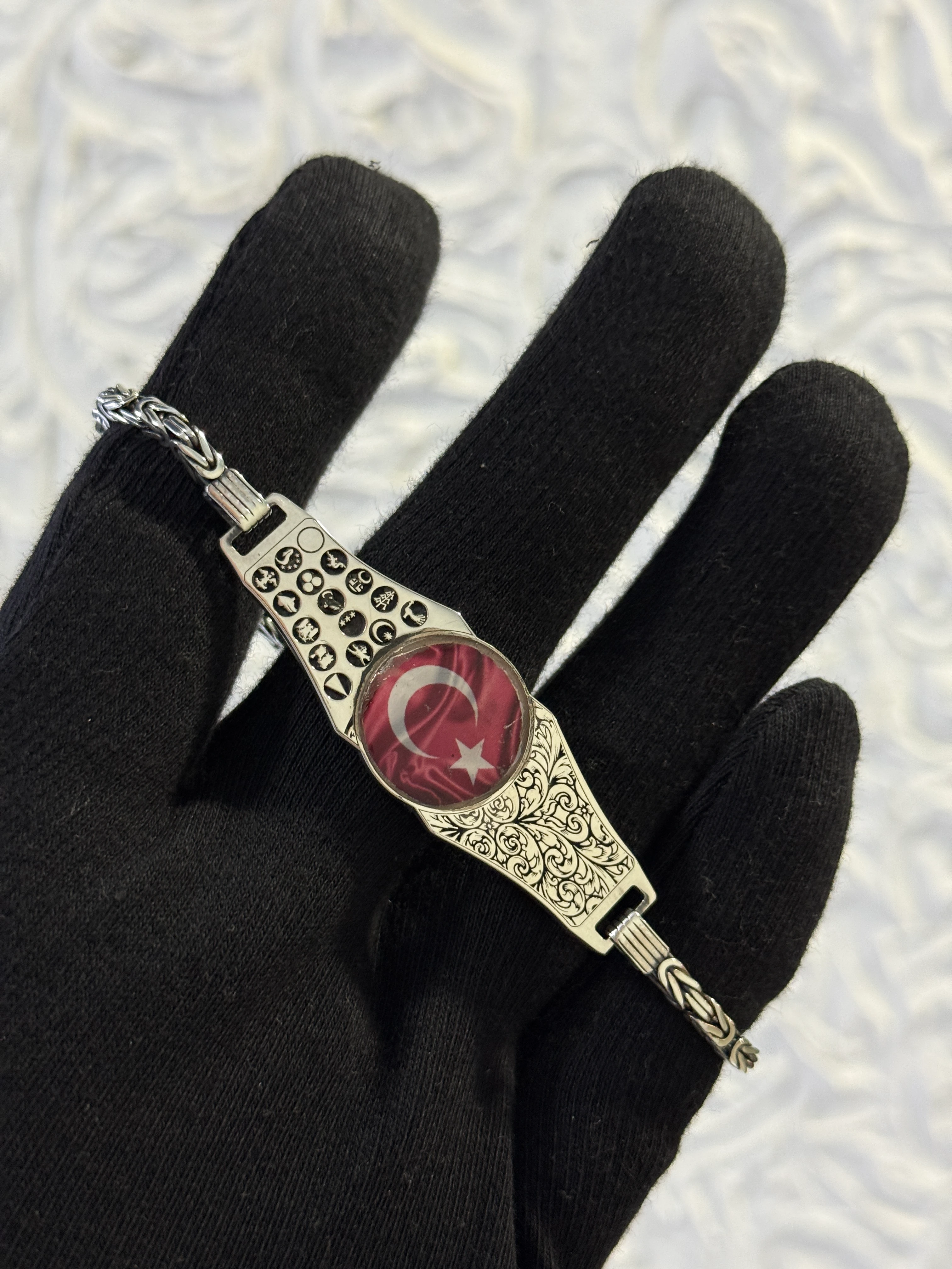 925 Ayar Turan Gümüş Bileklik