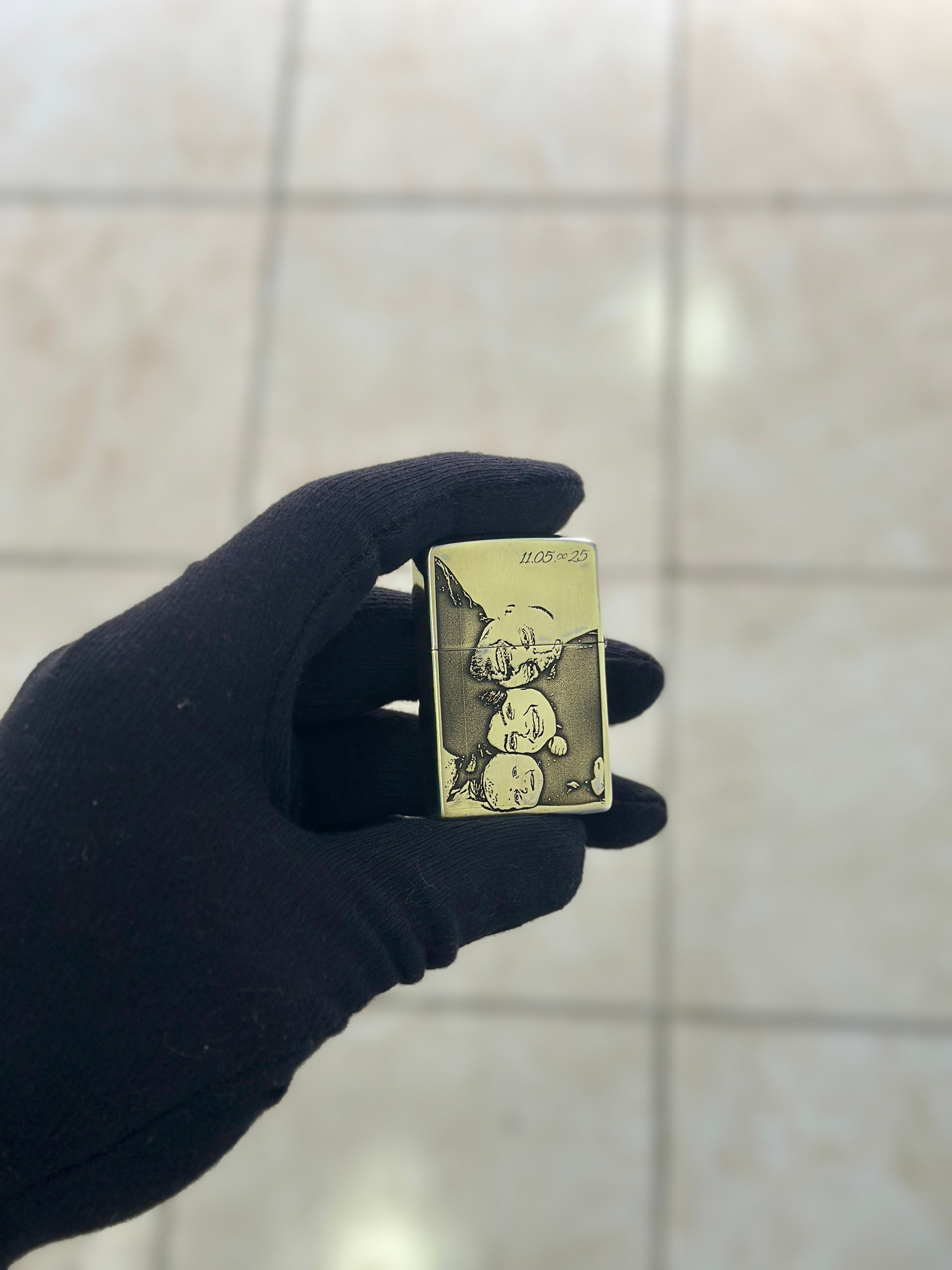 Fotoğraf İşlemeli Orijinal Zippo Çakmak
