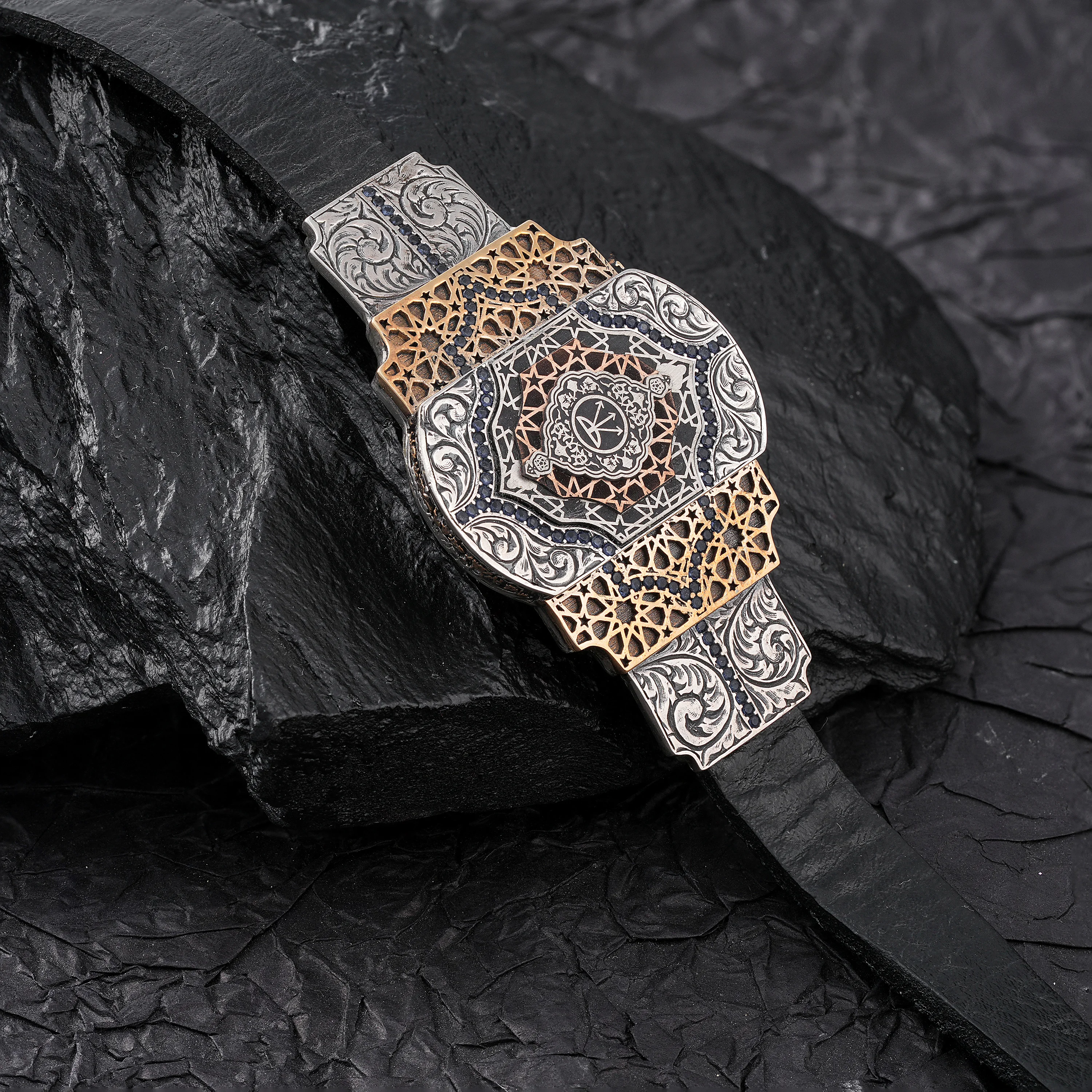 925 Ayar Hedef Modeli Gümüş Bileklik