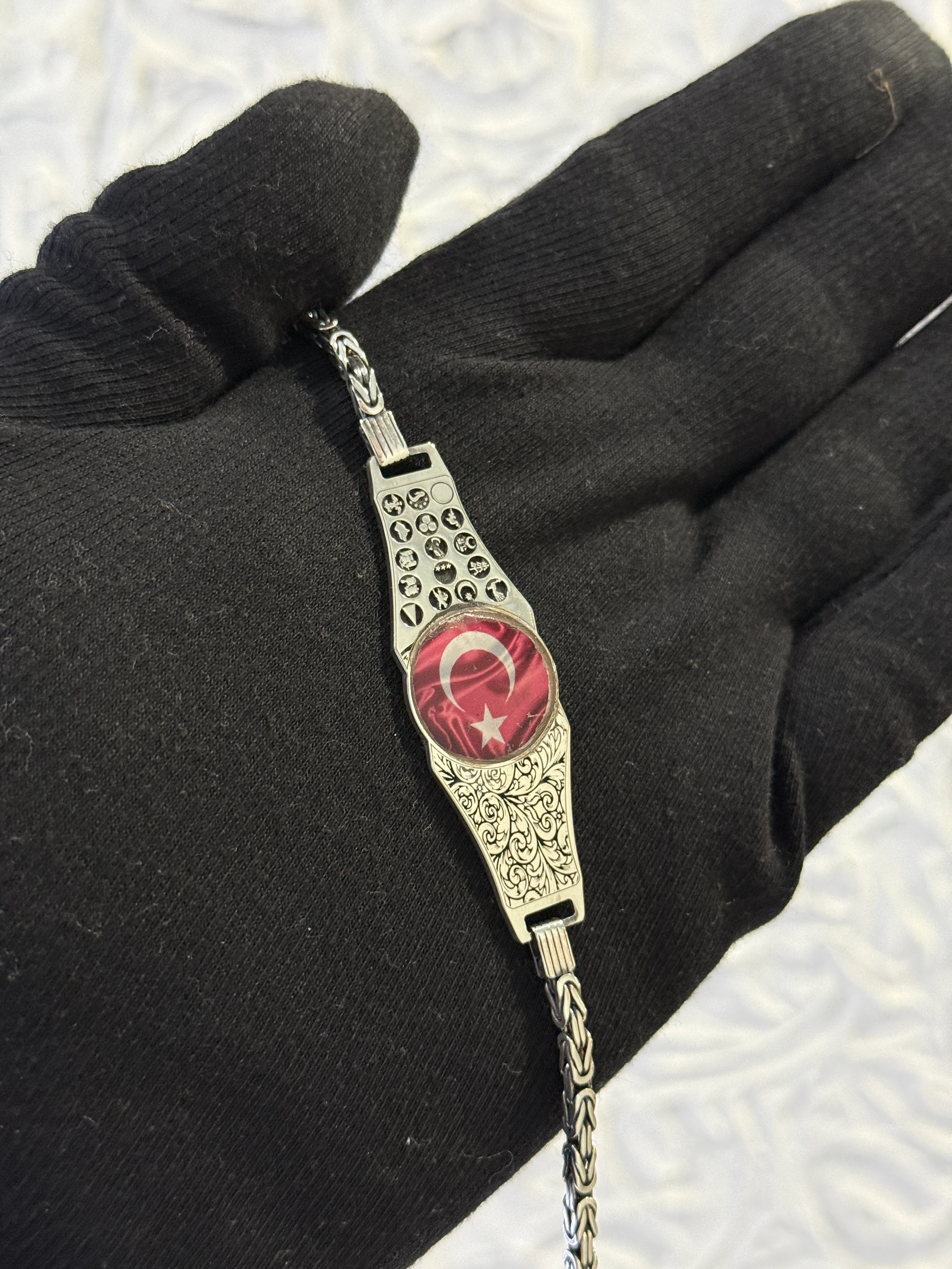 925 Ayar Turan Gümüş Bileklik