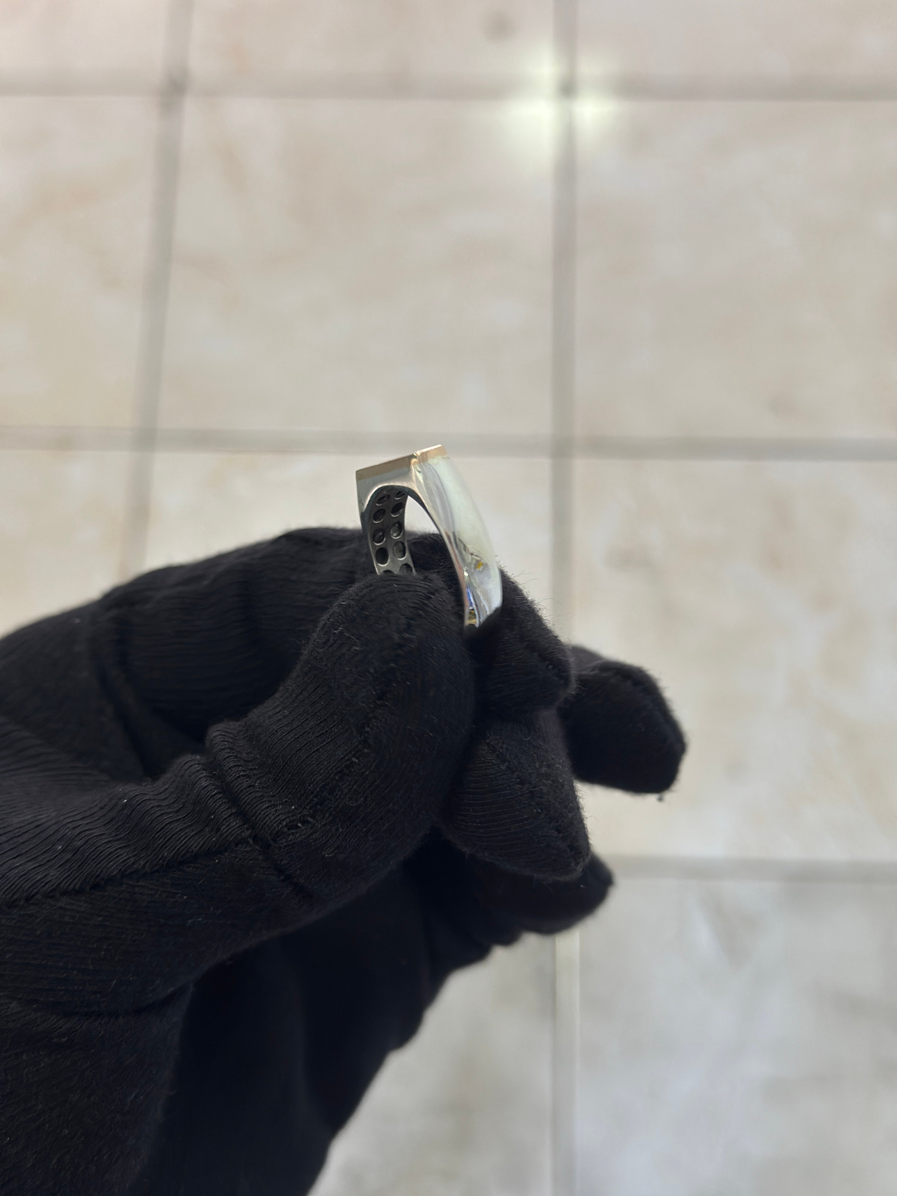 925 Ayar Hiç Yazılı Gümüş Erkek Yüzük